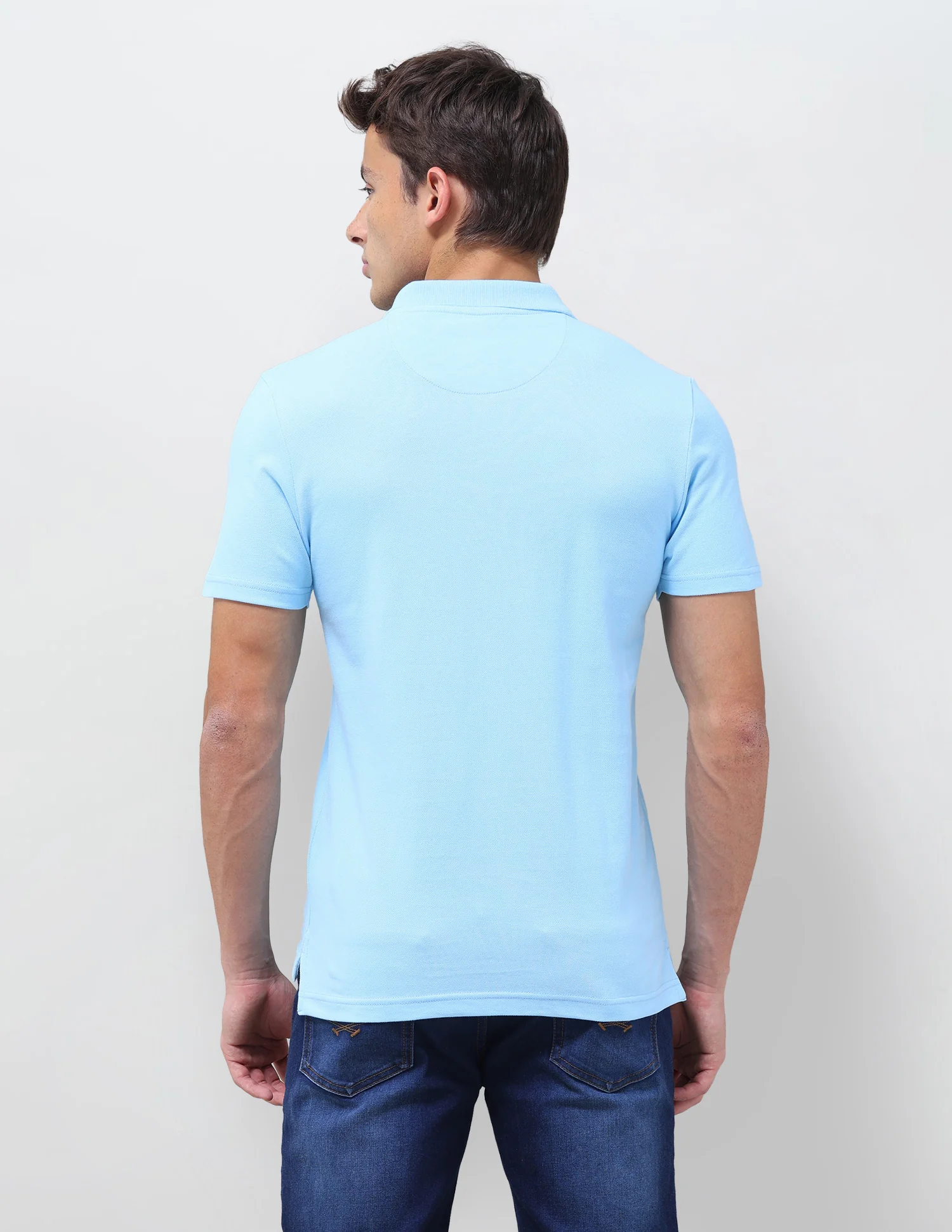 Solid Slim Fit Polo Shirt - Image 5