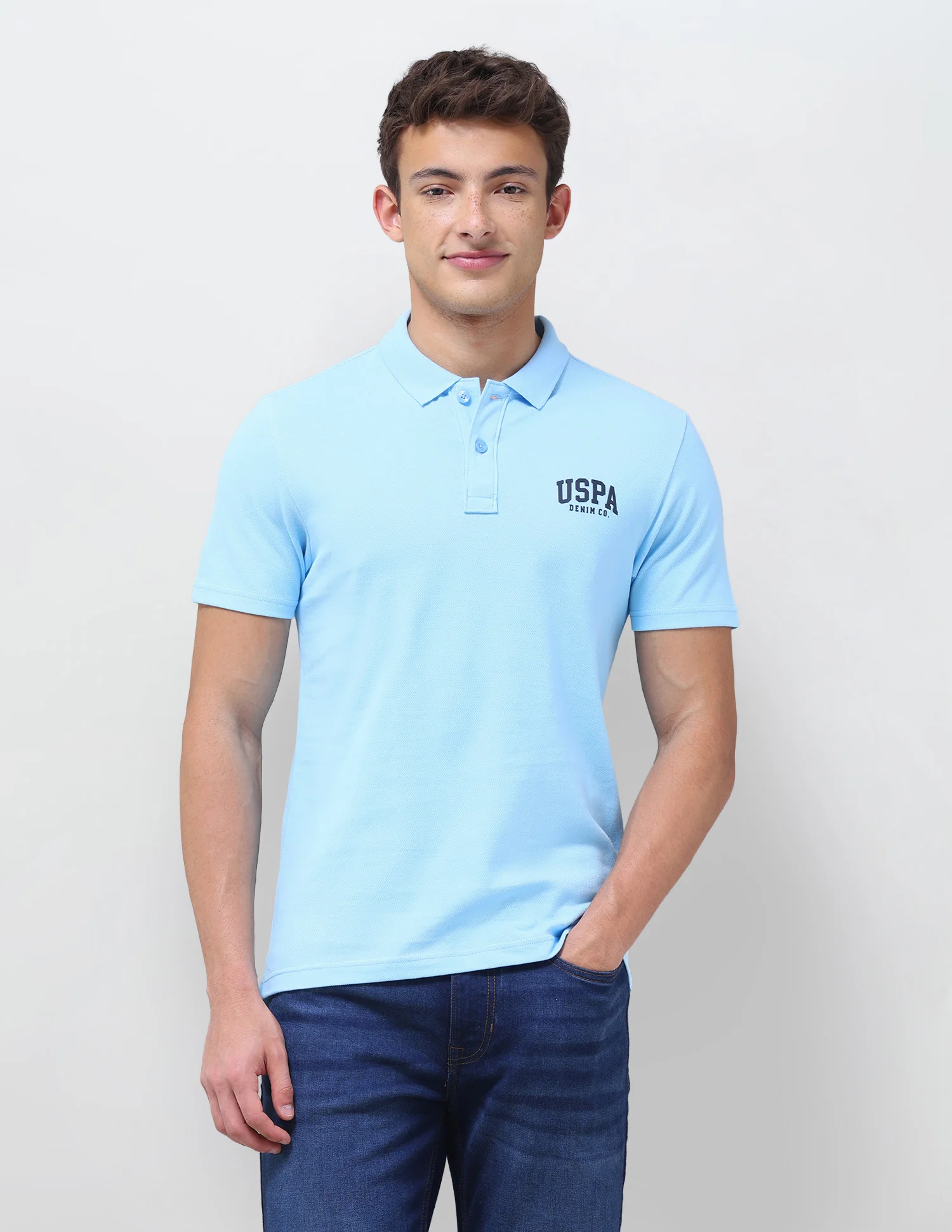 Solid Slim Fit Polo Shirt - Image 6