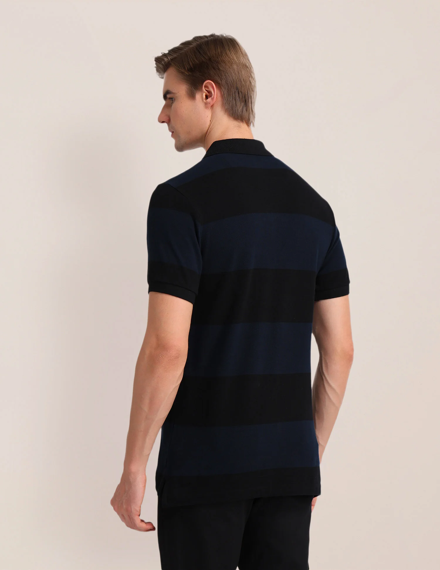 Solid Slim Fit Polo Shirt - Image 5