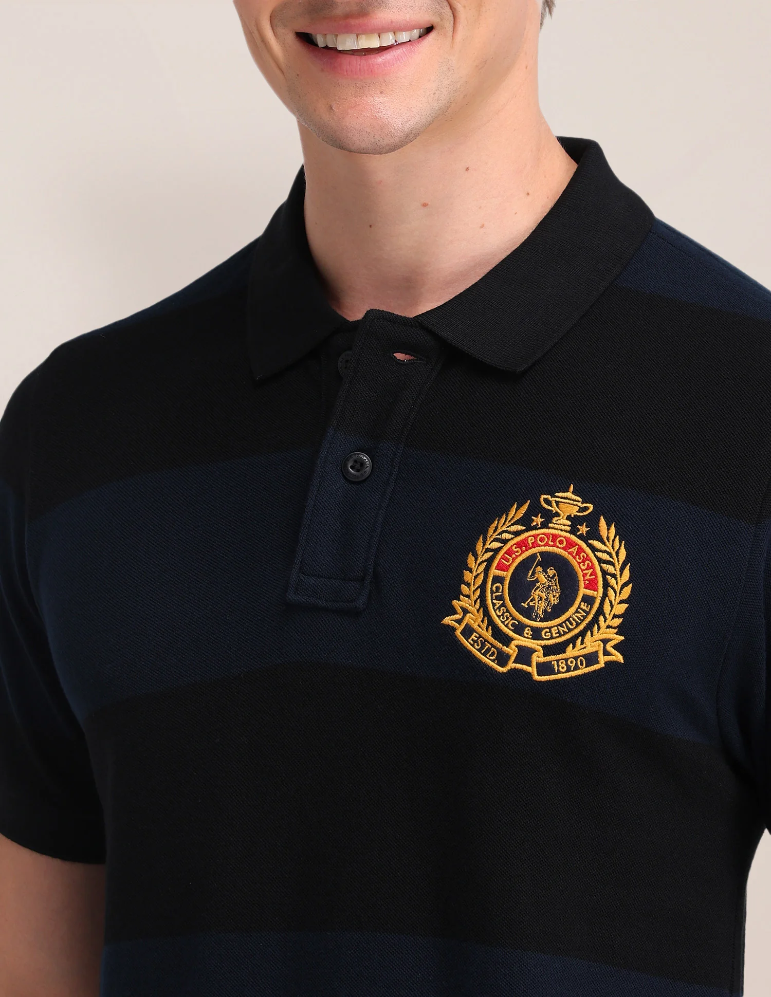 Solid Slim Fit Polo Shirt - Image 7