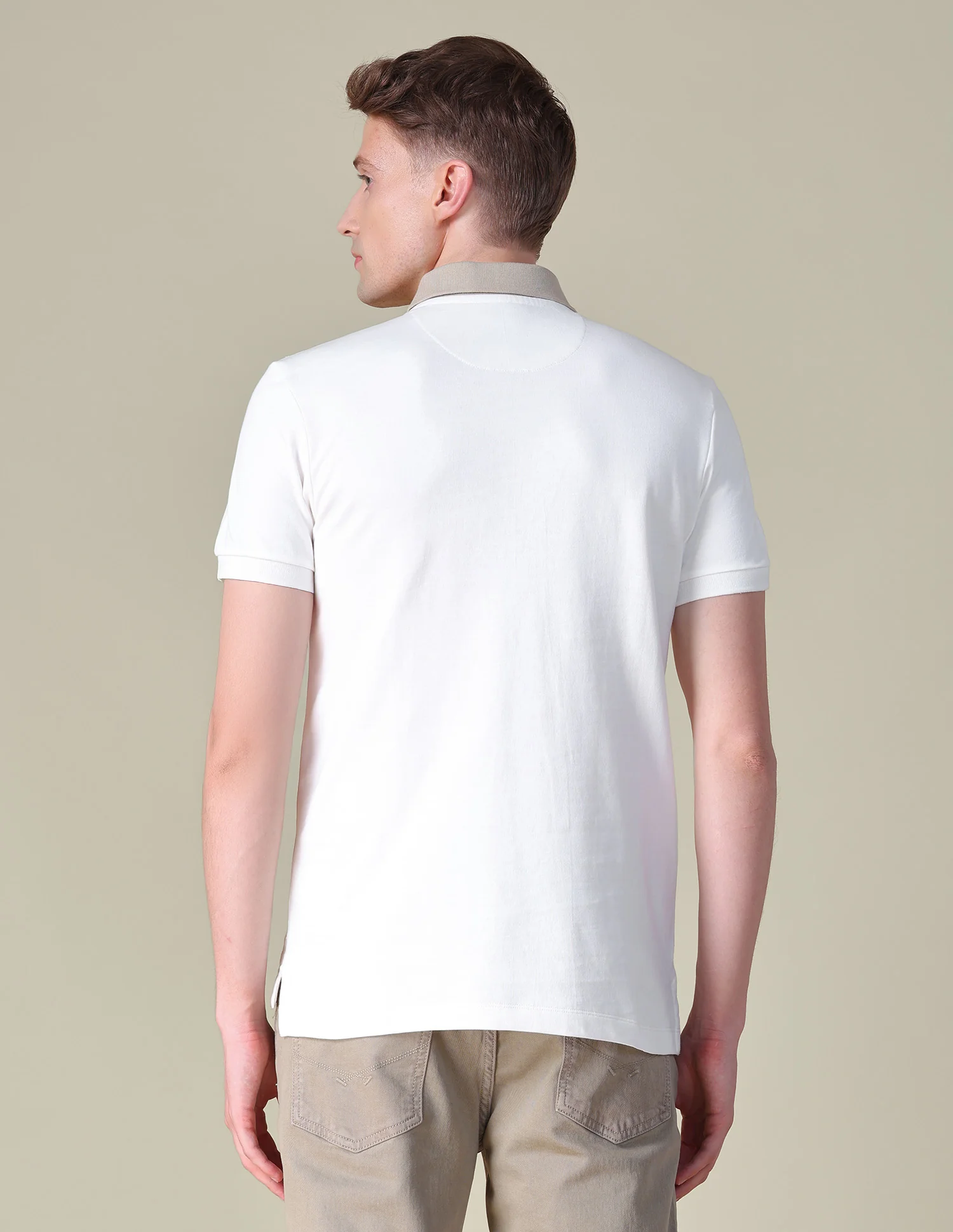 Solid Slim Fit Polo Shirt - Image 5