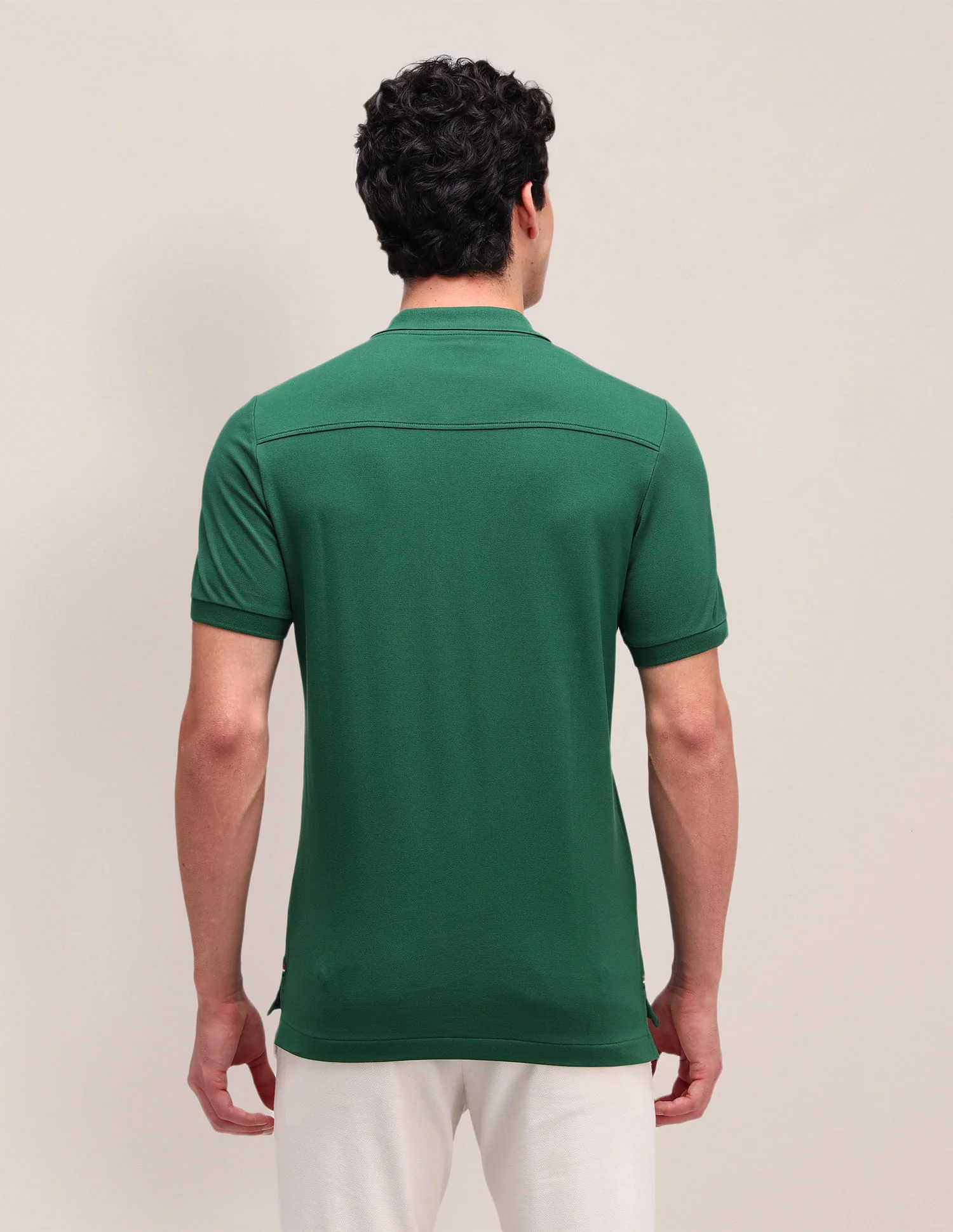 Solid Slim Fit Polo Shirt - Image 5