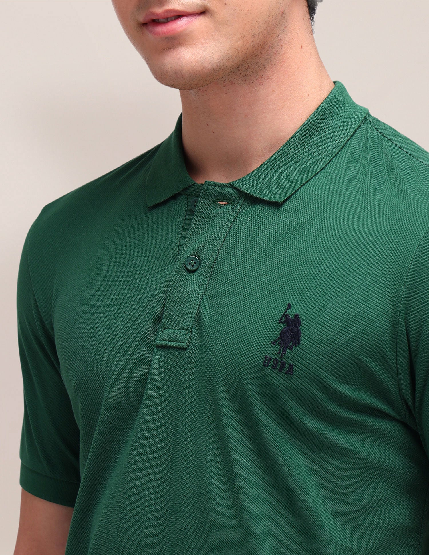 Solid Slim Fit Polo Shirt - Image 7