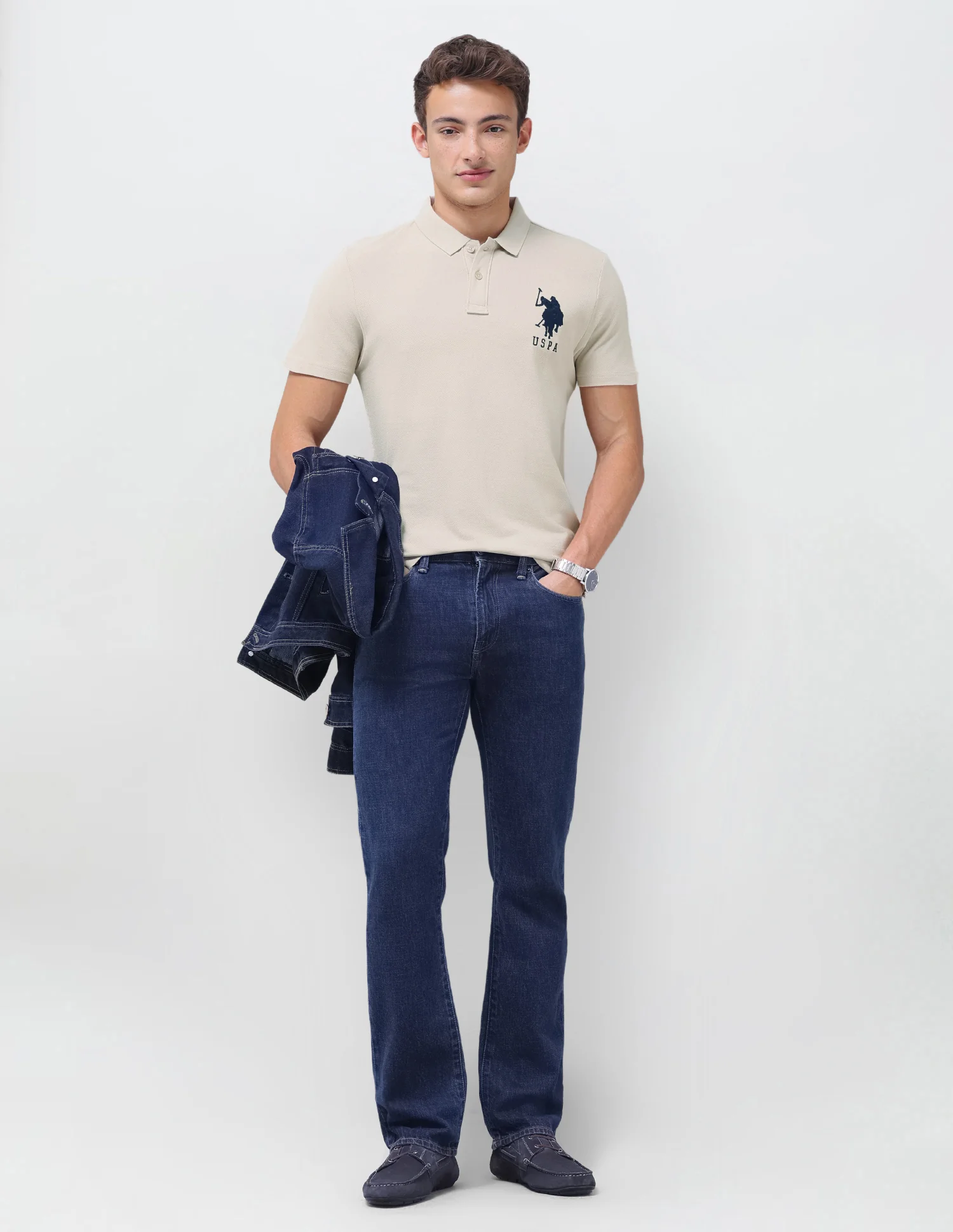 Solid Slim Fit Polo Shirt - Image 3