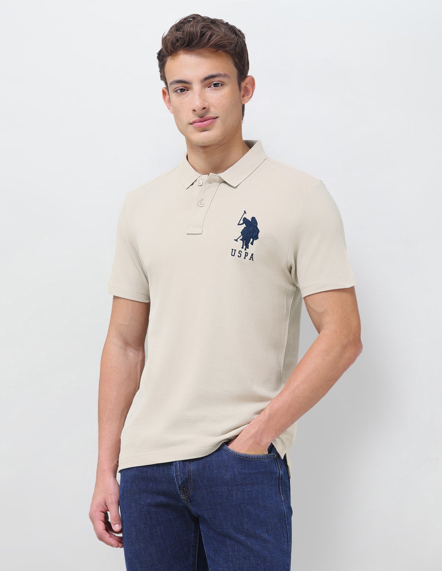 Solid Slim Fit Polo Shirt - Image 4