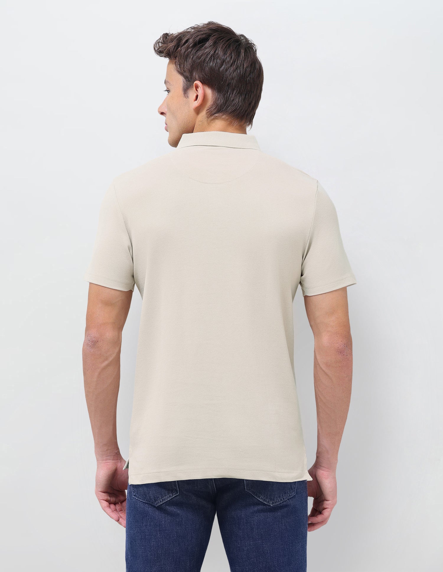 Solid Slim Fit Polo Shirt - Image 5