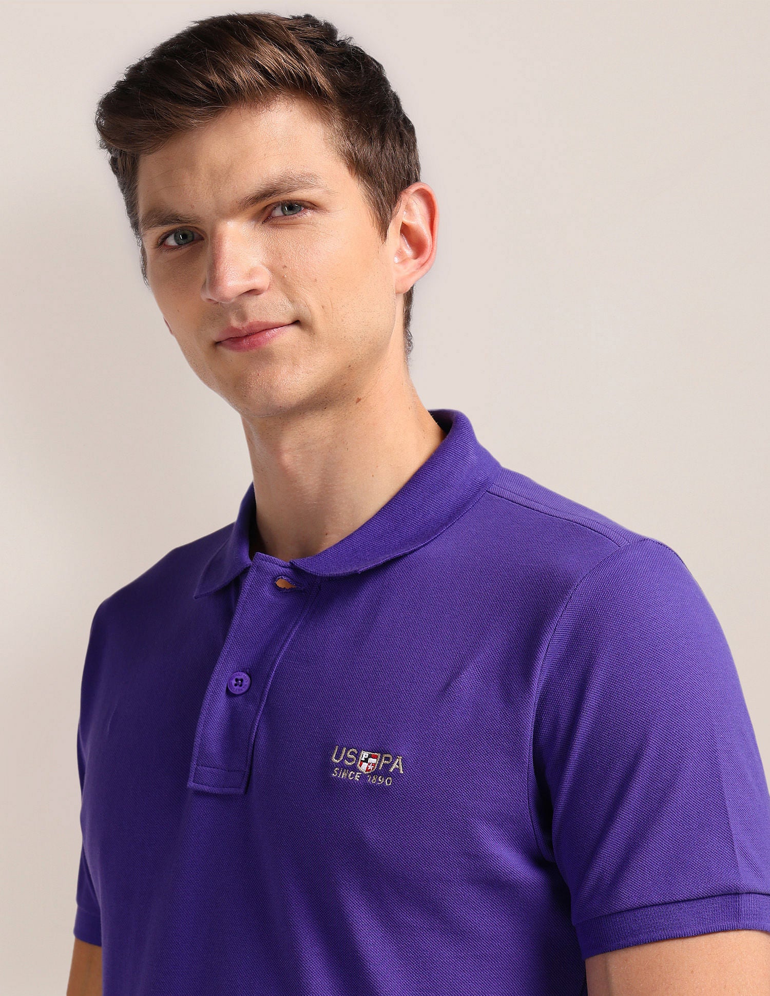 Solid Slim Fit Polo Shirt - Image 3