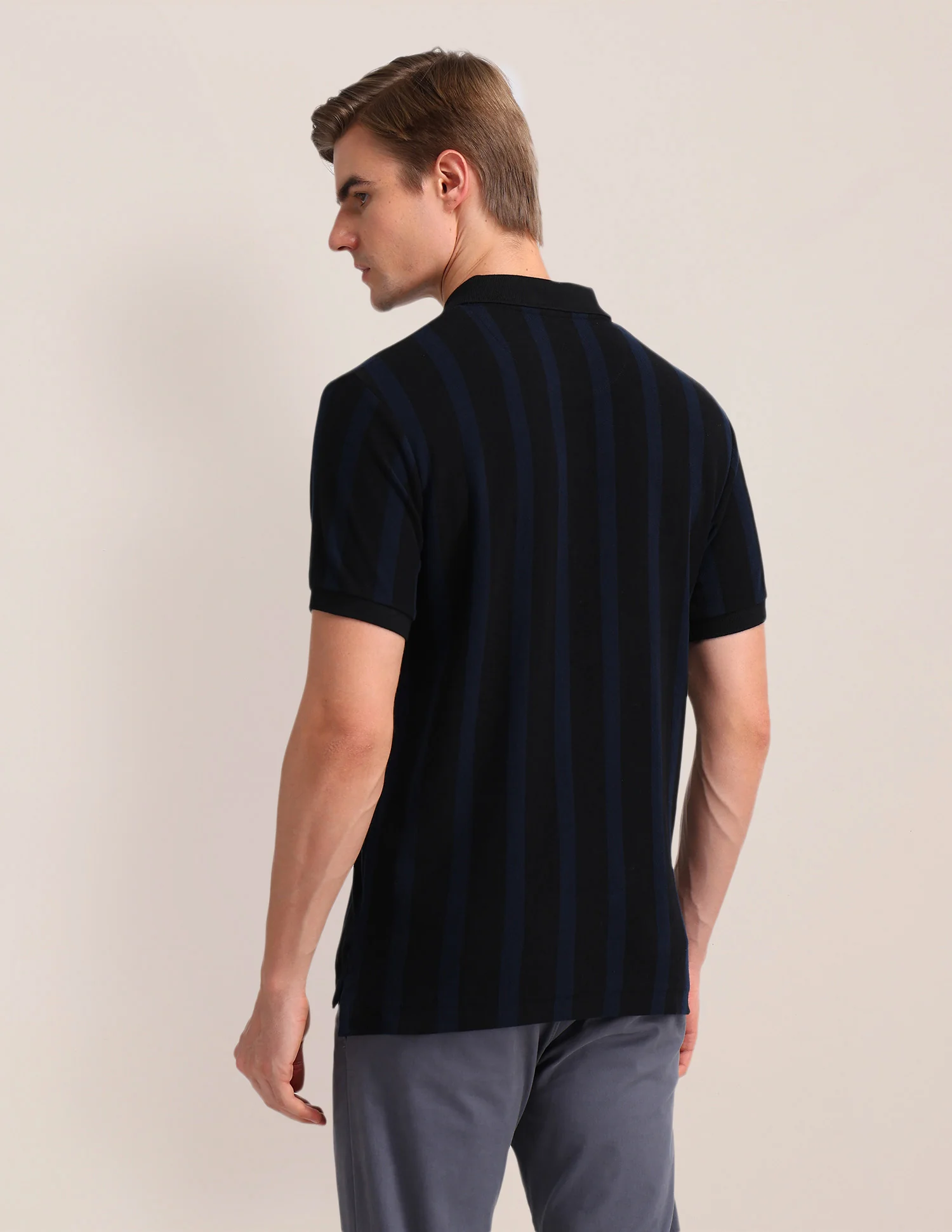 Solid Slim Fit Polo Shirt - Image 5