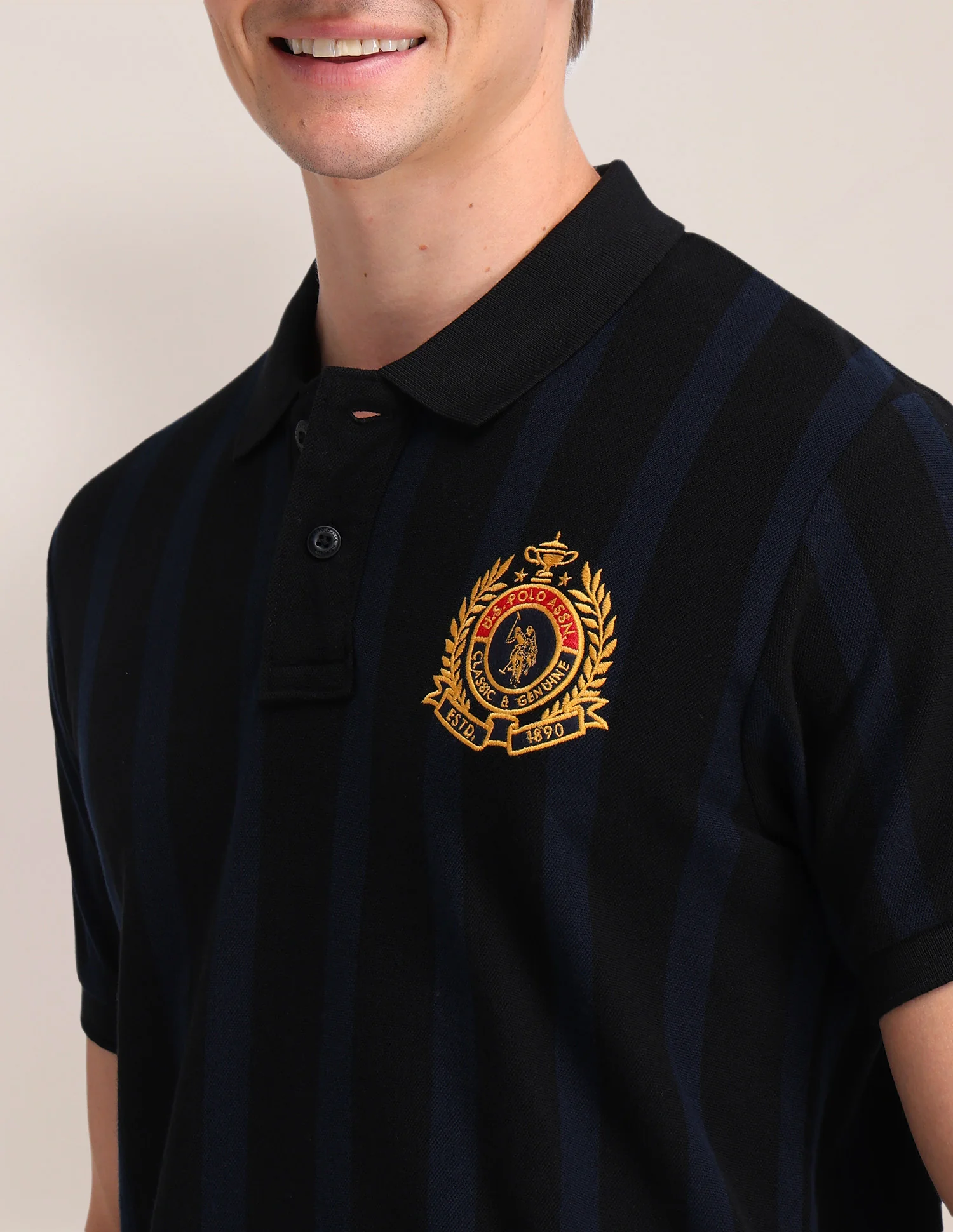 Solid Slim Fit Polo Shirt - Image 7