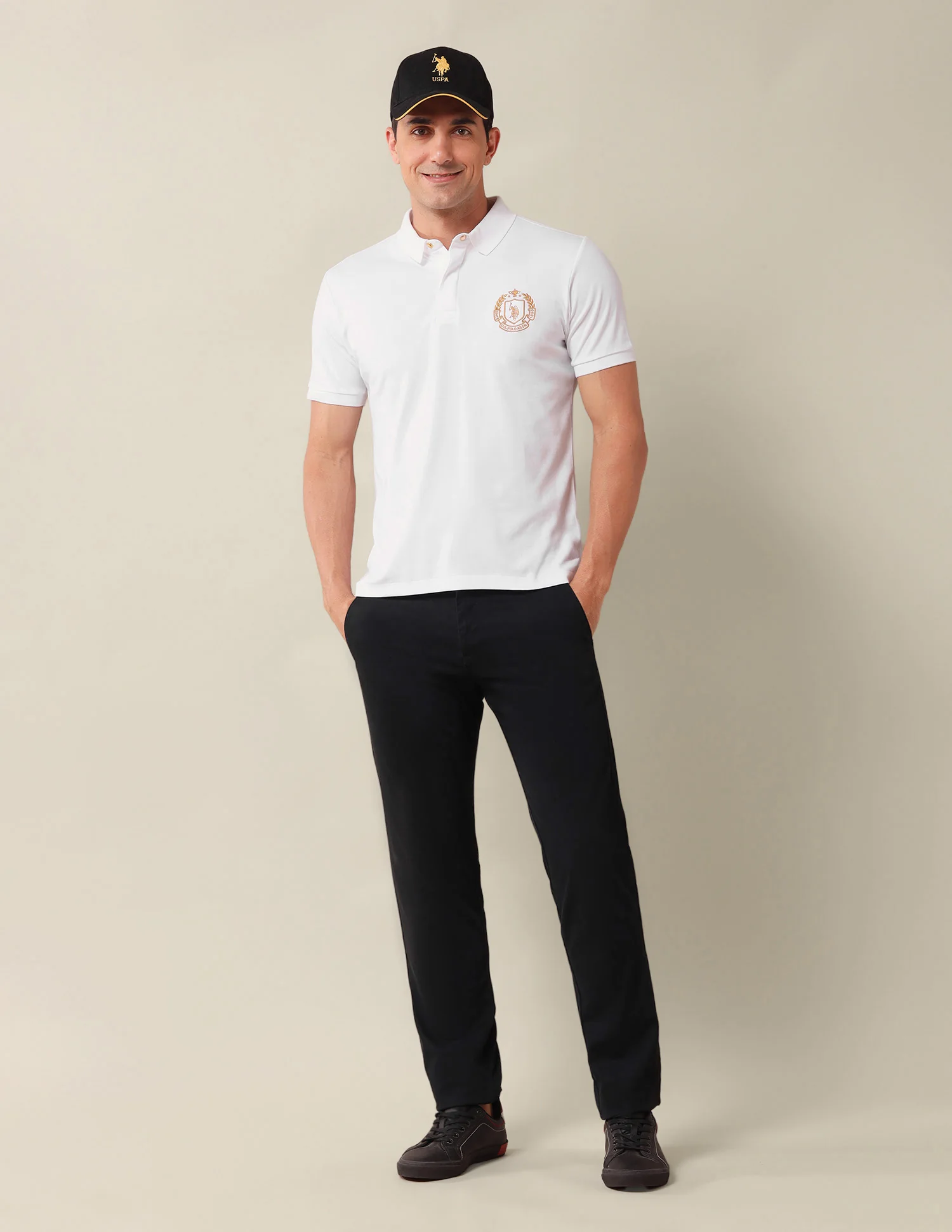 Solid Slim Fit Polo Shirt - Image 3