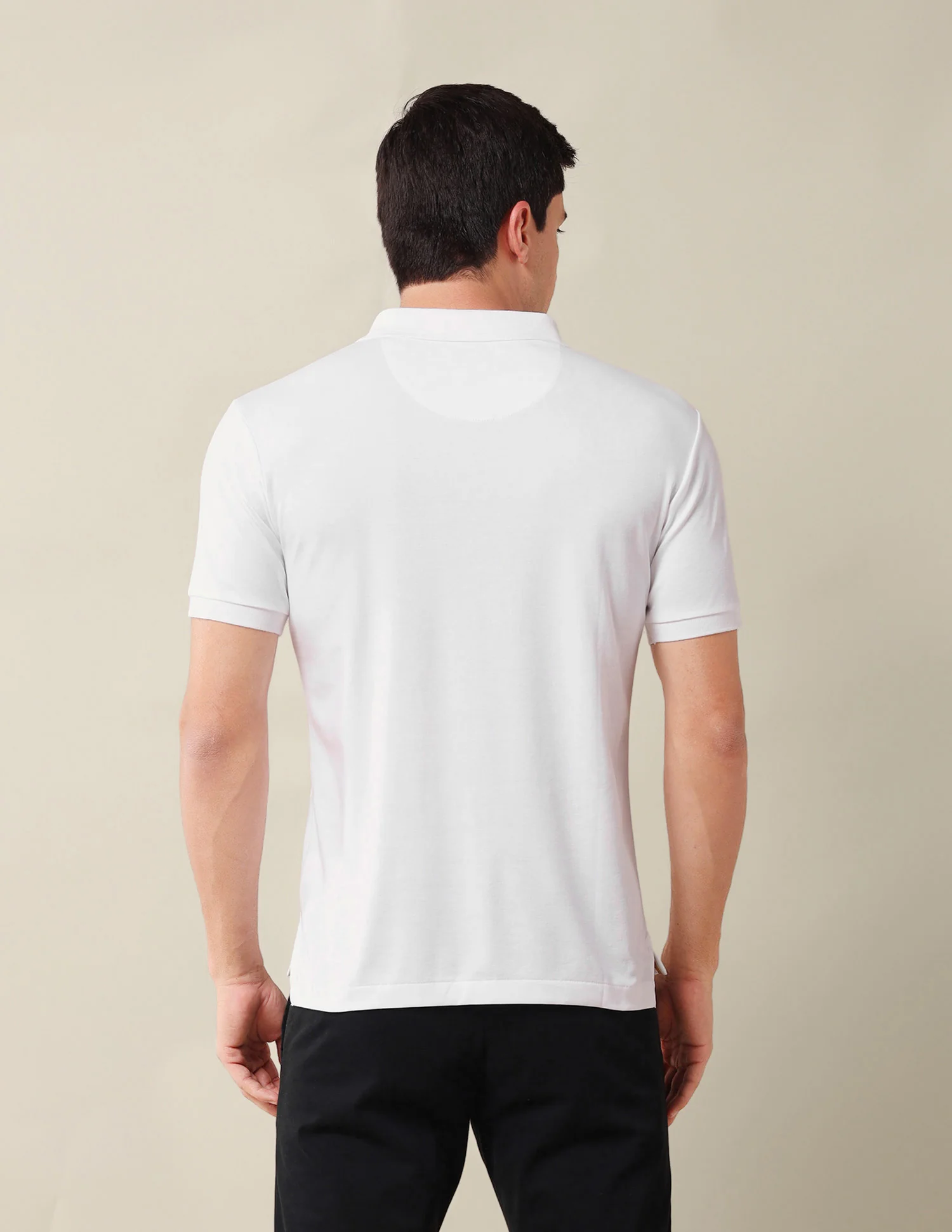 Solid Slim Fit Polo Shirt - Image 5