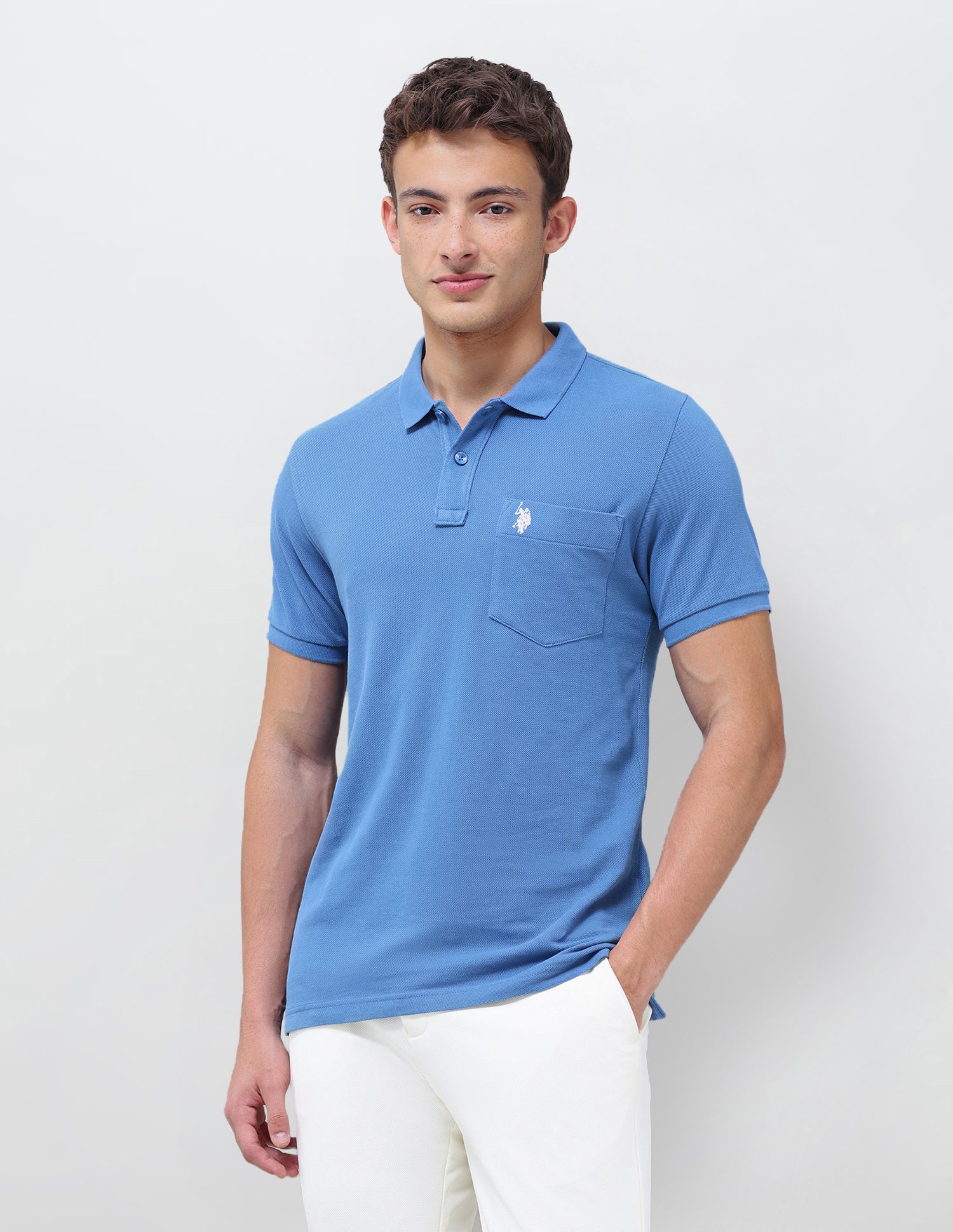 Solid Slim Fit Polo Shirt - Image 4