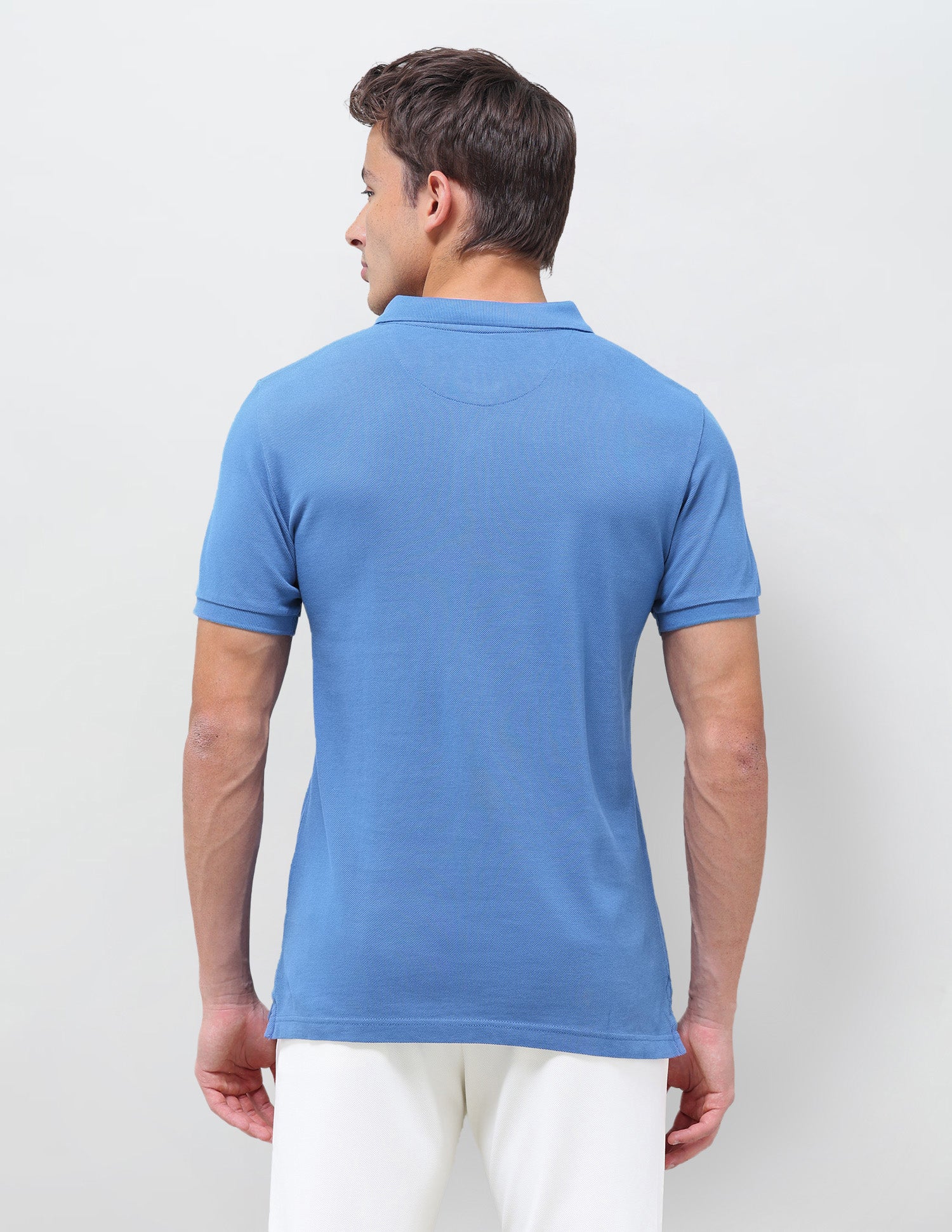 Solid Slim Fit Polo Shirt - Image 5