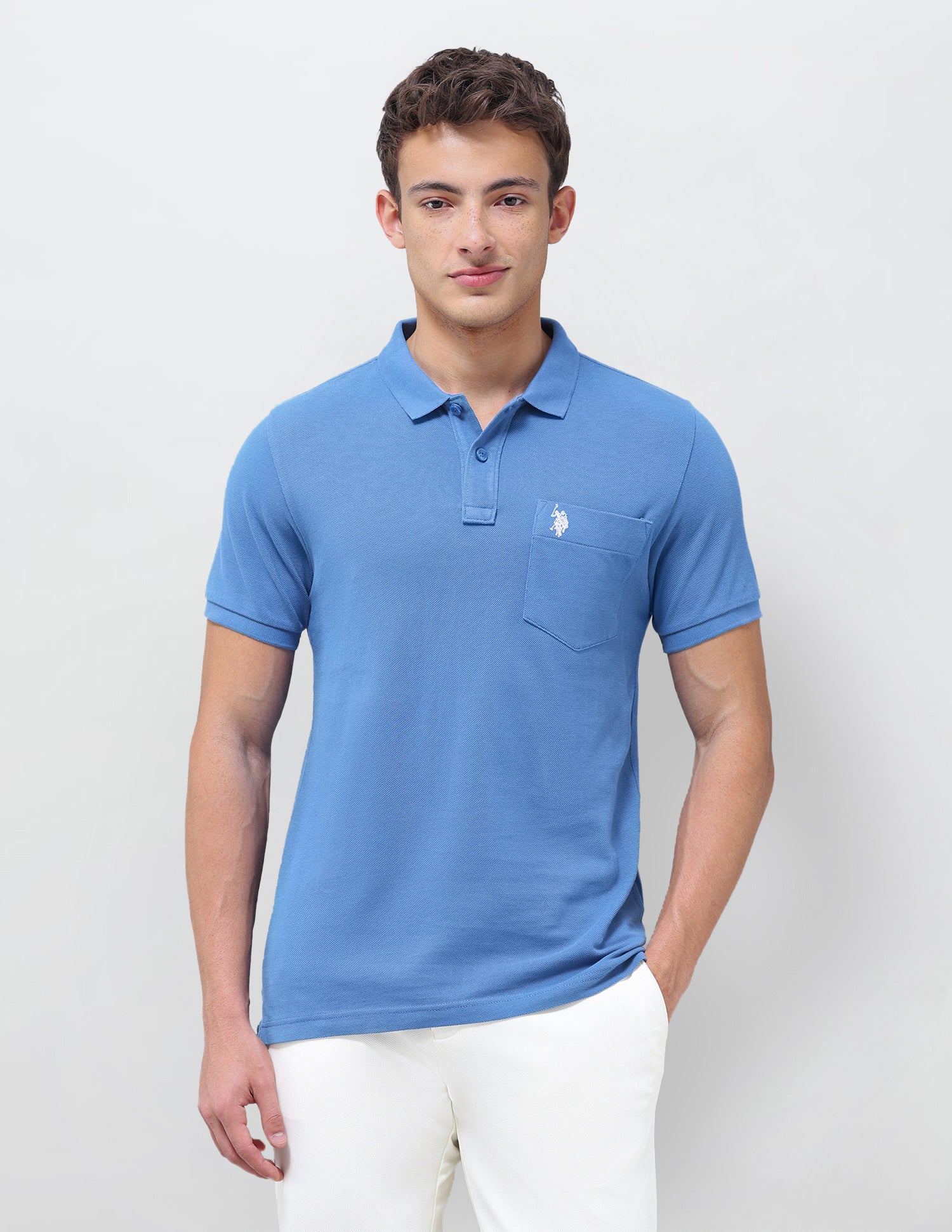 Solid Slim Fit Polo Shirt - Image 6