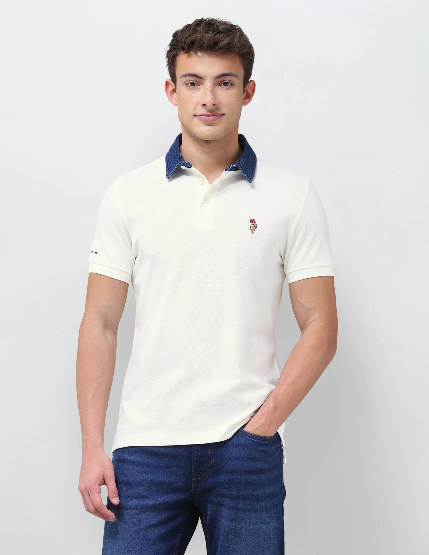 Solid Slim Fit Polo Shirt - Image 6