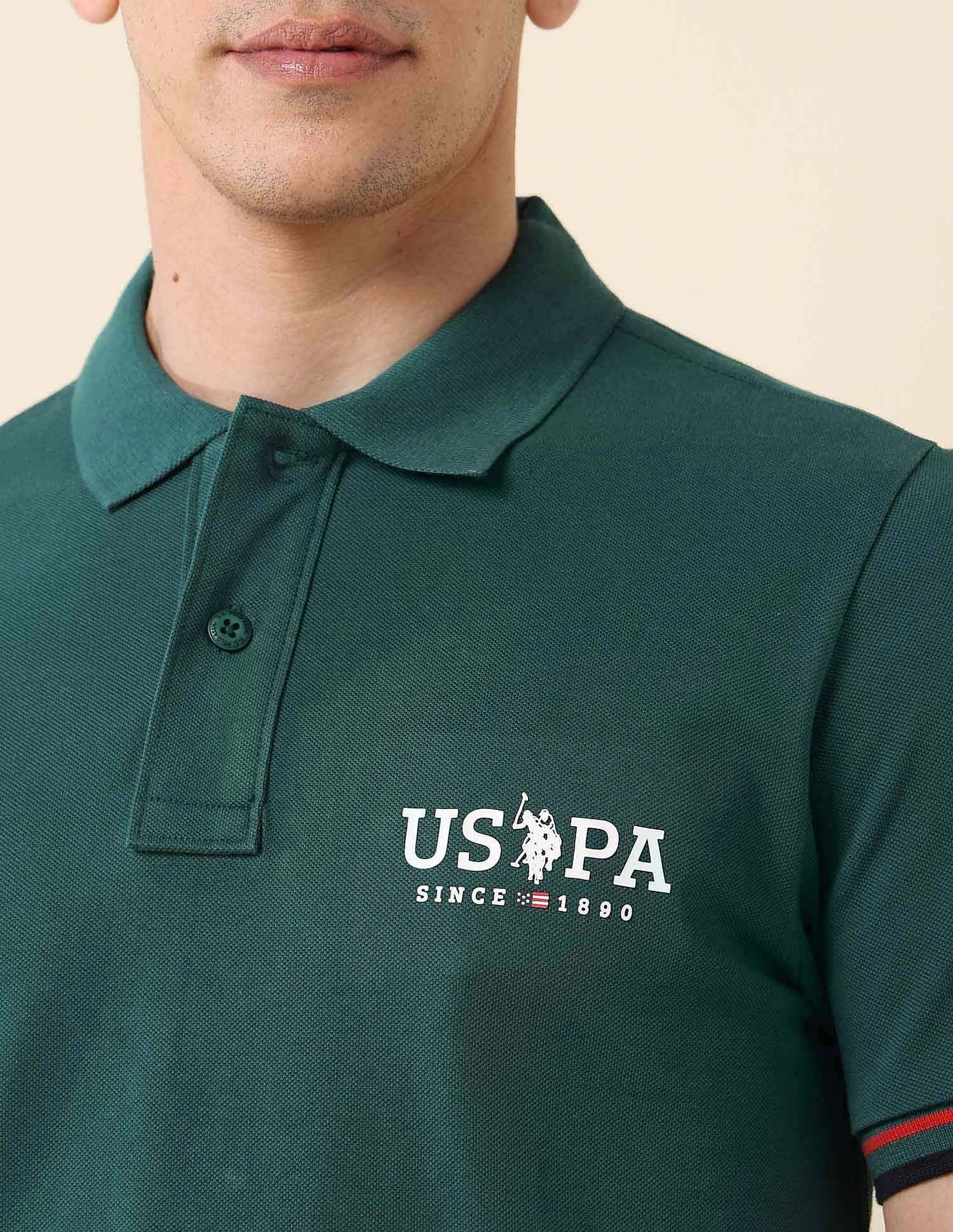 Solid Slim Fit Polo Shirt - Image 7