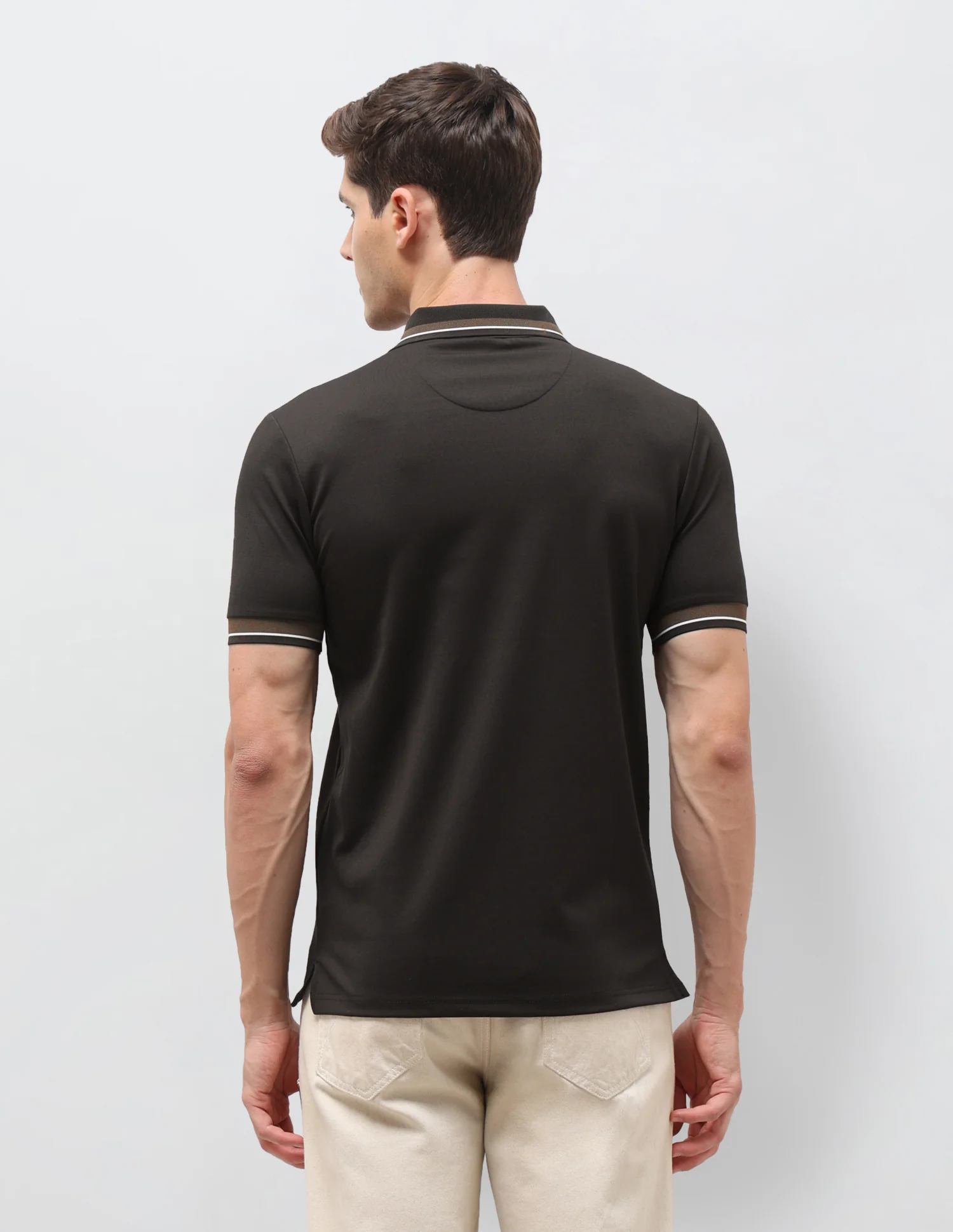 Solid Slim Fit Polo Shirt - Image 5