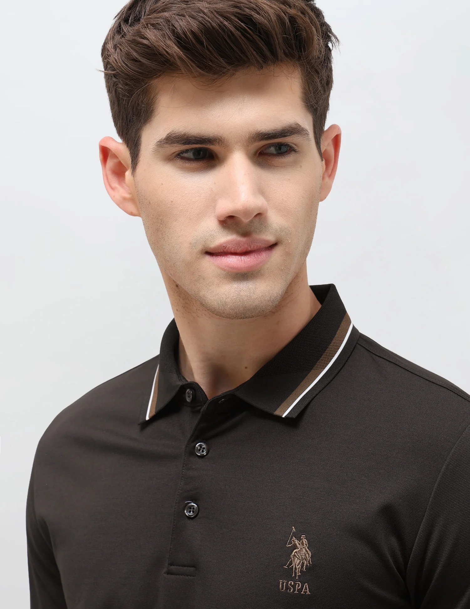 Solid Slim Fit Polo Shirt - Image 7