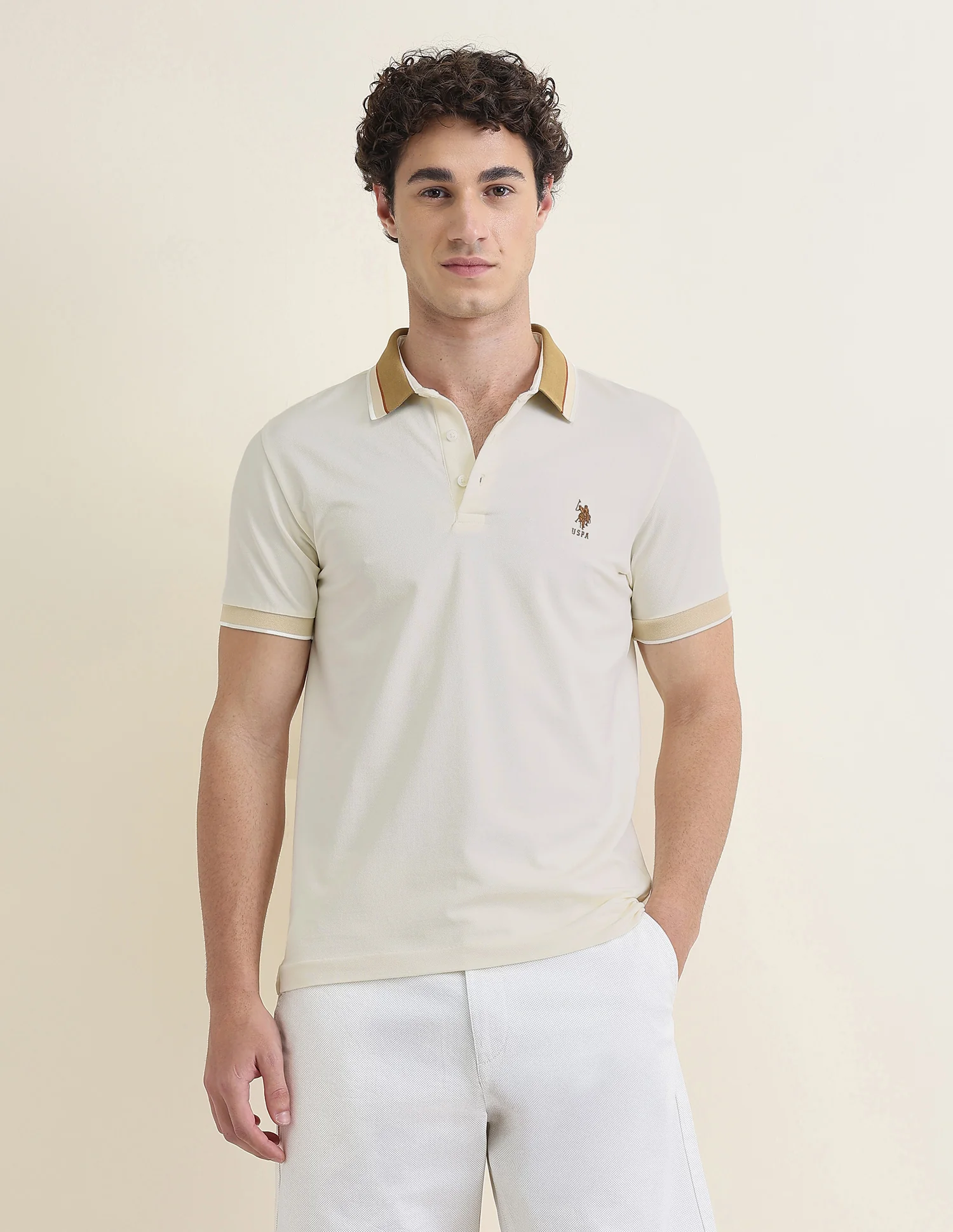 Solid Slim Fit Polo Shirt - Image 6