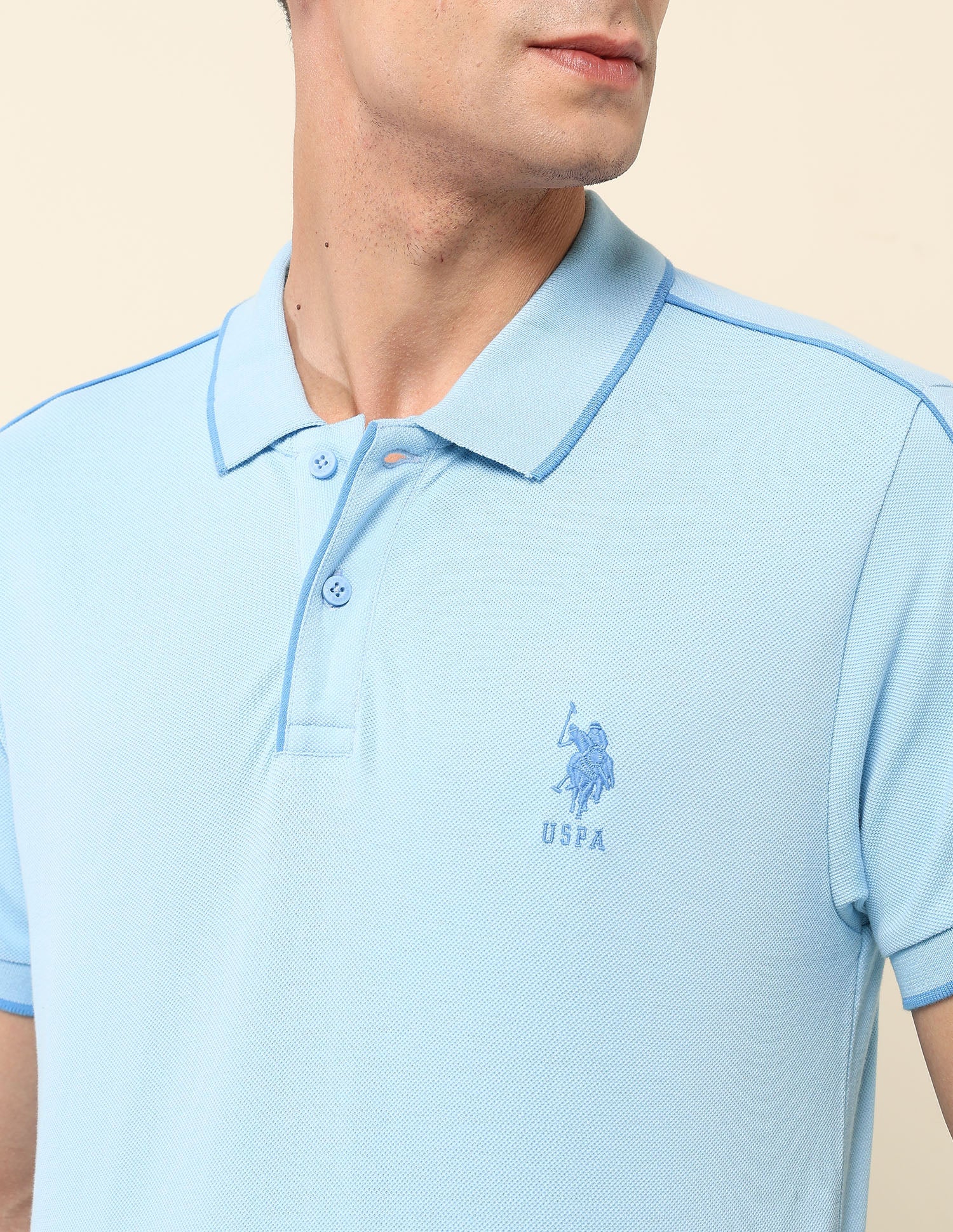 Solid Slim Fit Polo Shirt - Image 7