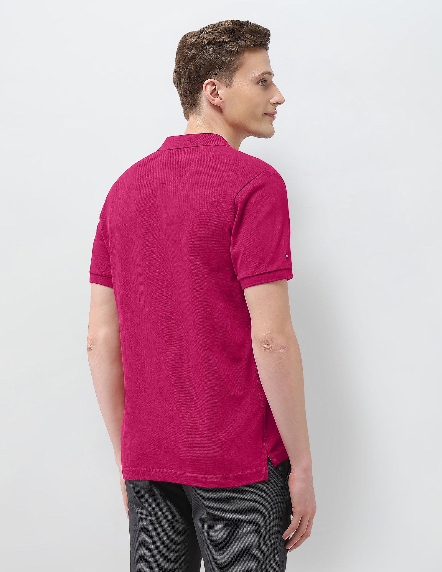 Solid Slim Fit Polo Shirt - Image 5
