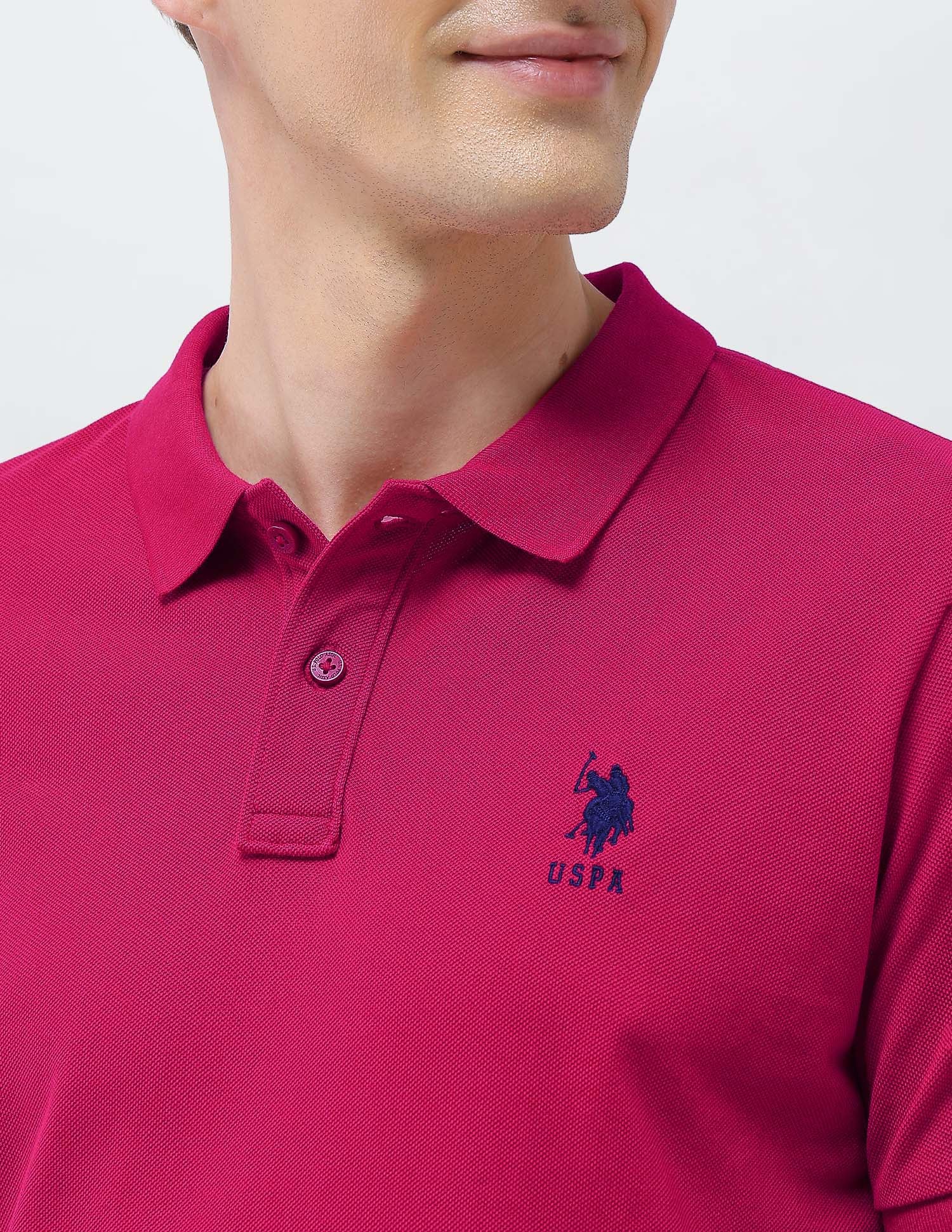 Solid Slim Fit Polo Shirt - Image 7