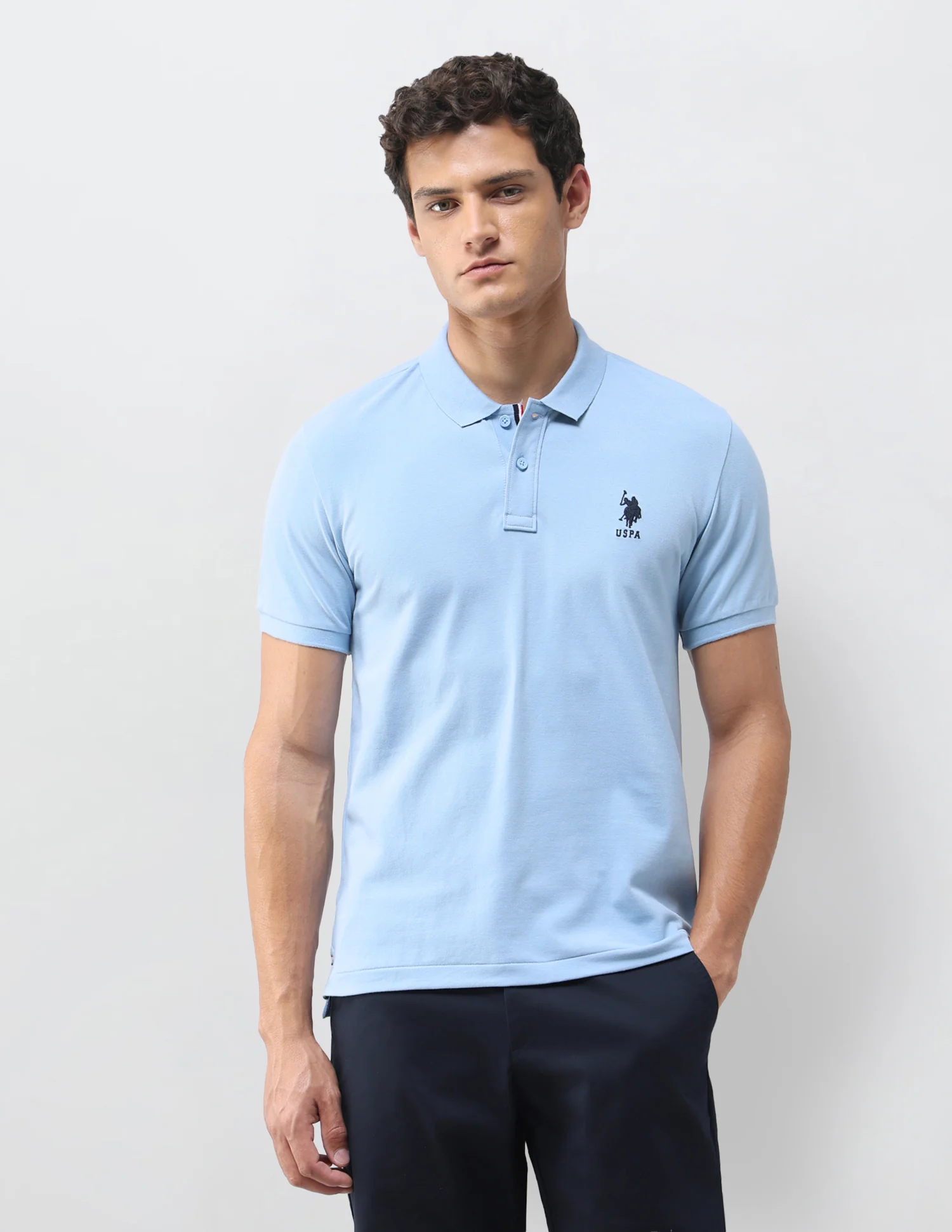 Solid Slim Fit Polo Shirt - Image 6
