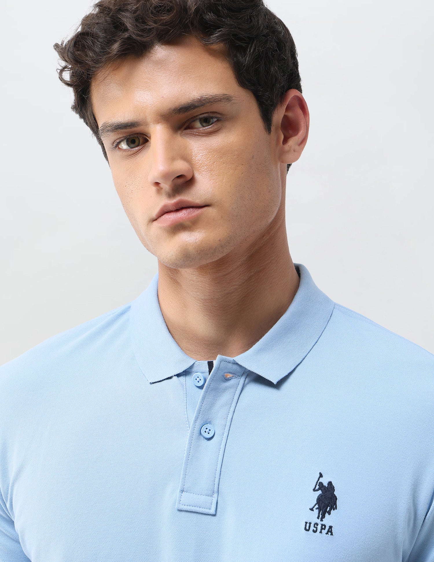 Solid Slim Fit Polo Shirt - Image 7