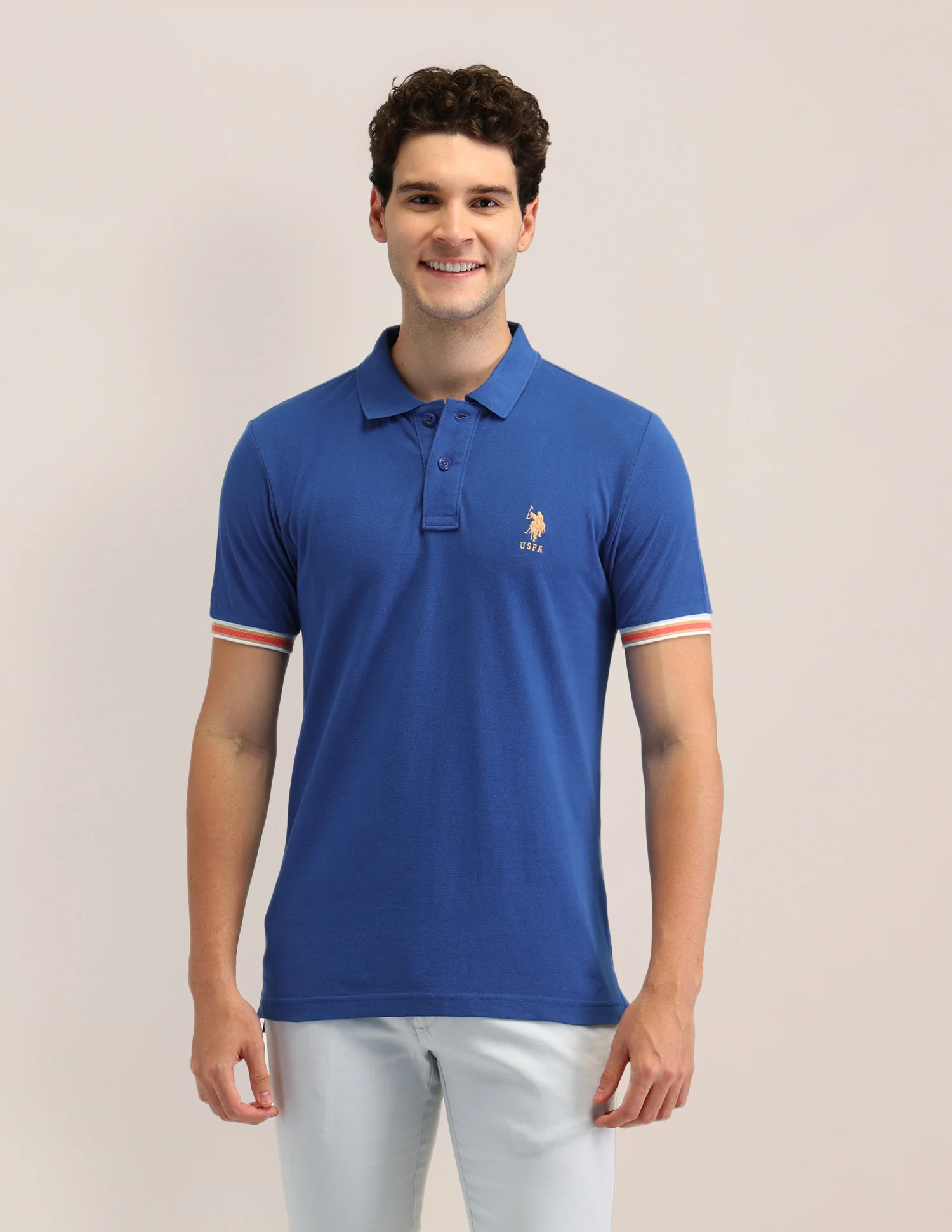 Solid Slim Fit Polo Shirt - Image 6