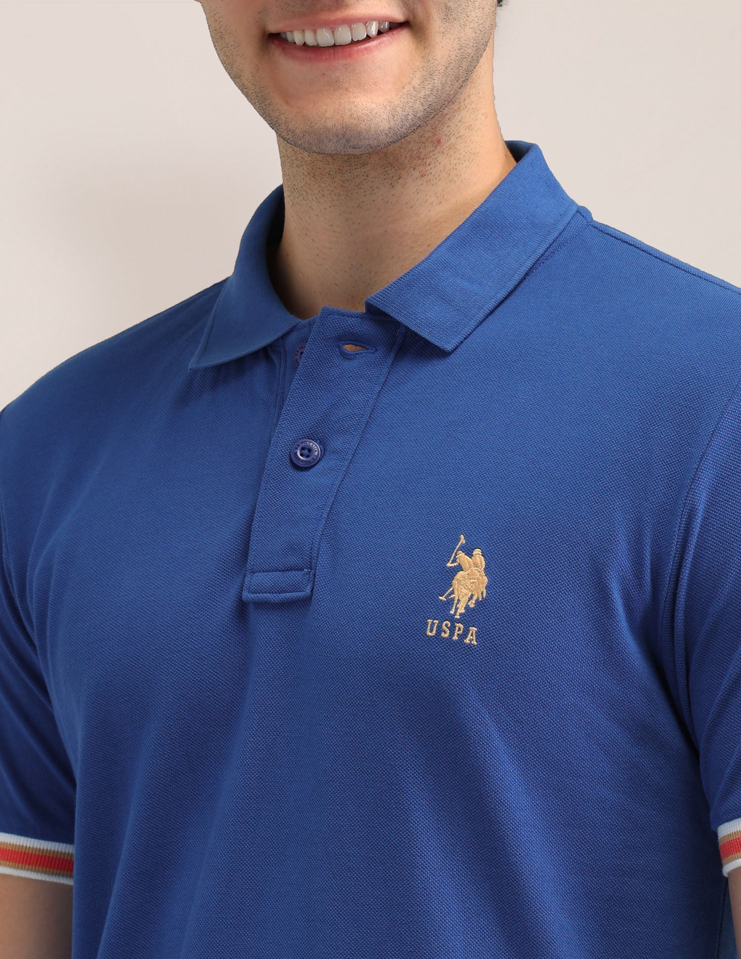 Solid Slim Fit Polo Shirt - Image 7