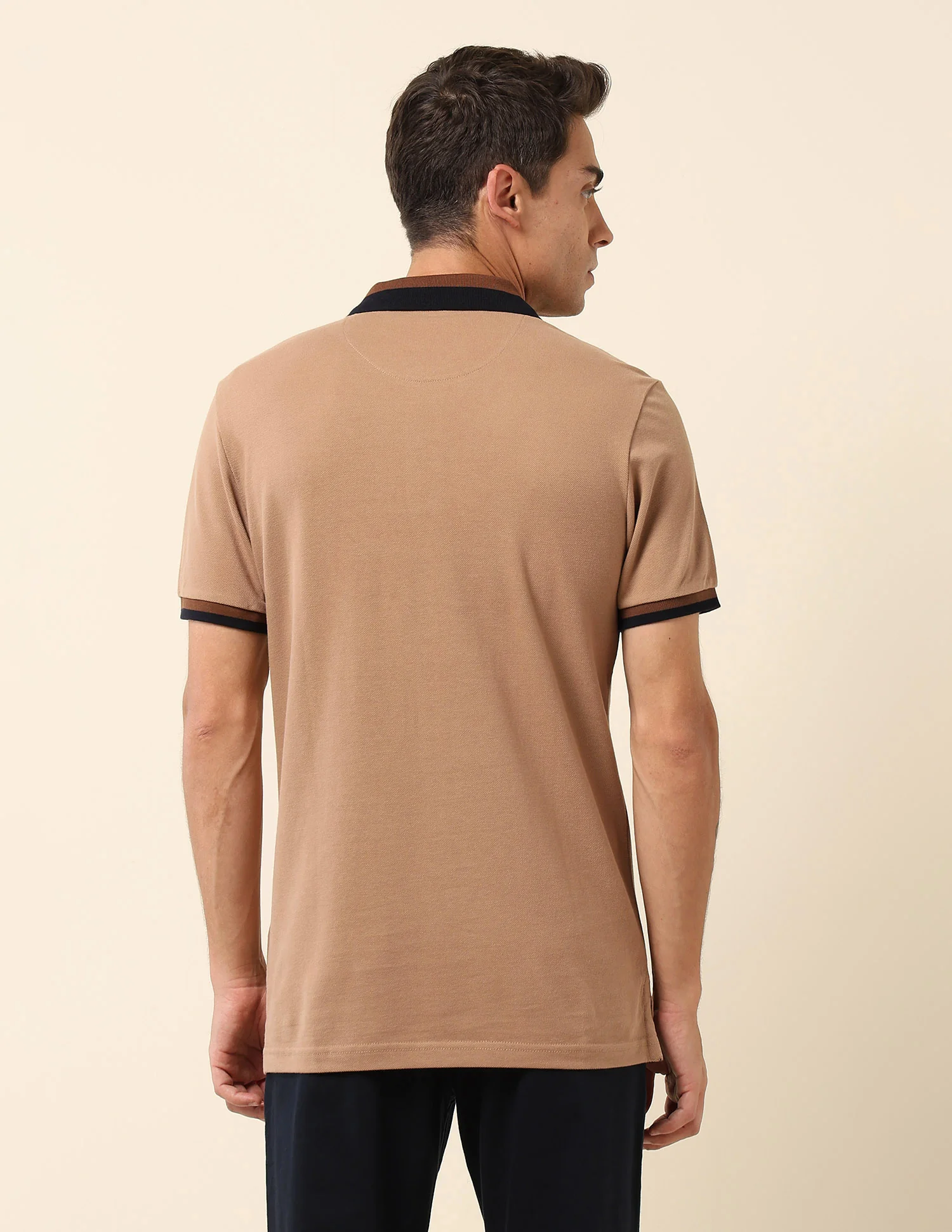 Solid Slim Fit Polo Shirt - Image 5