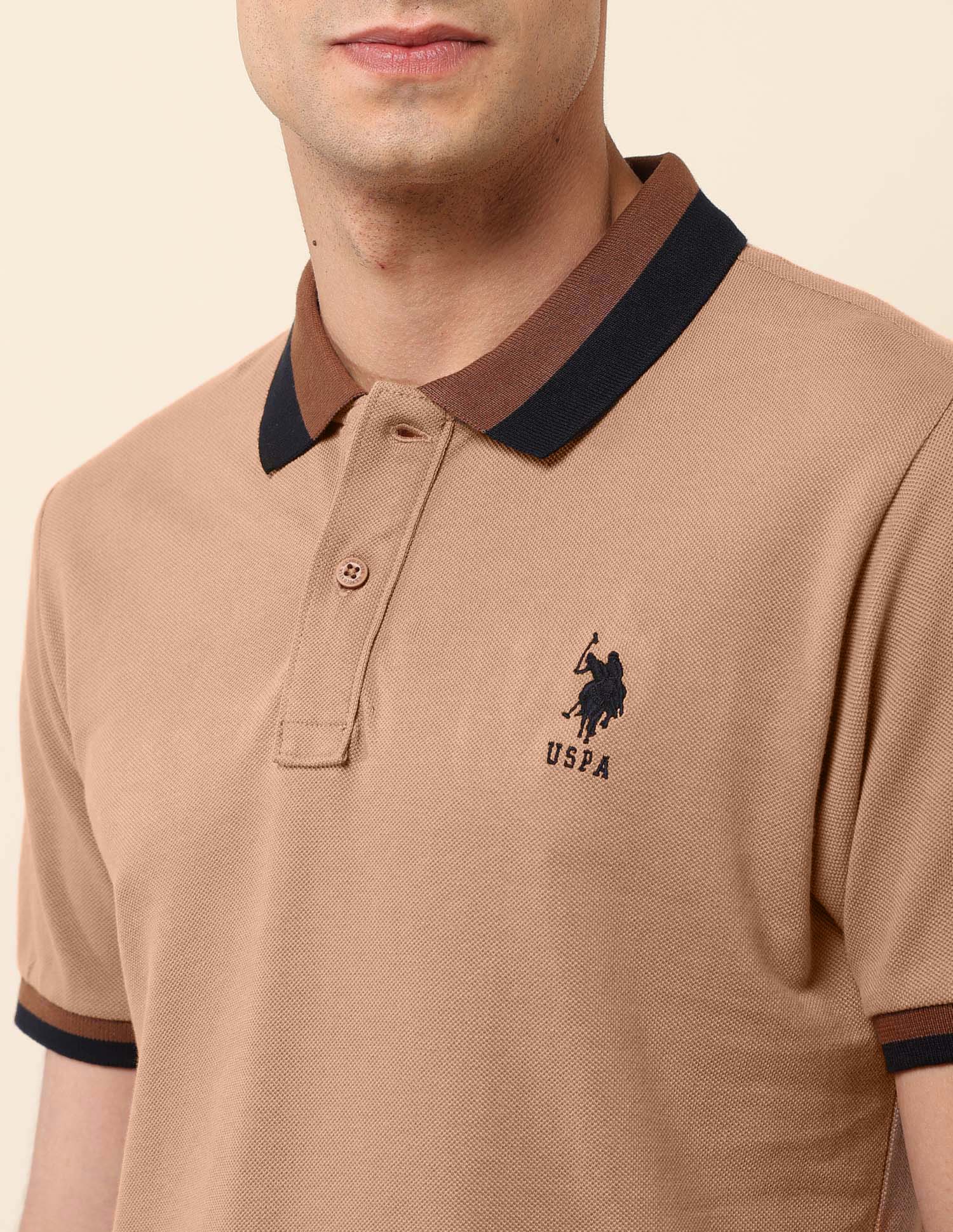 Solid Slim Fit Polo Shirt - Image 7