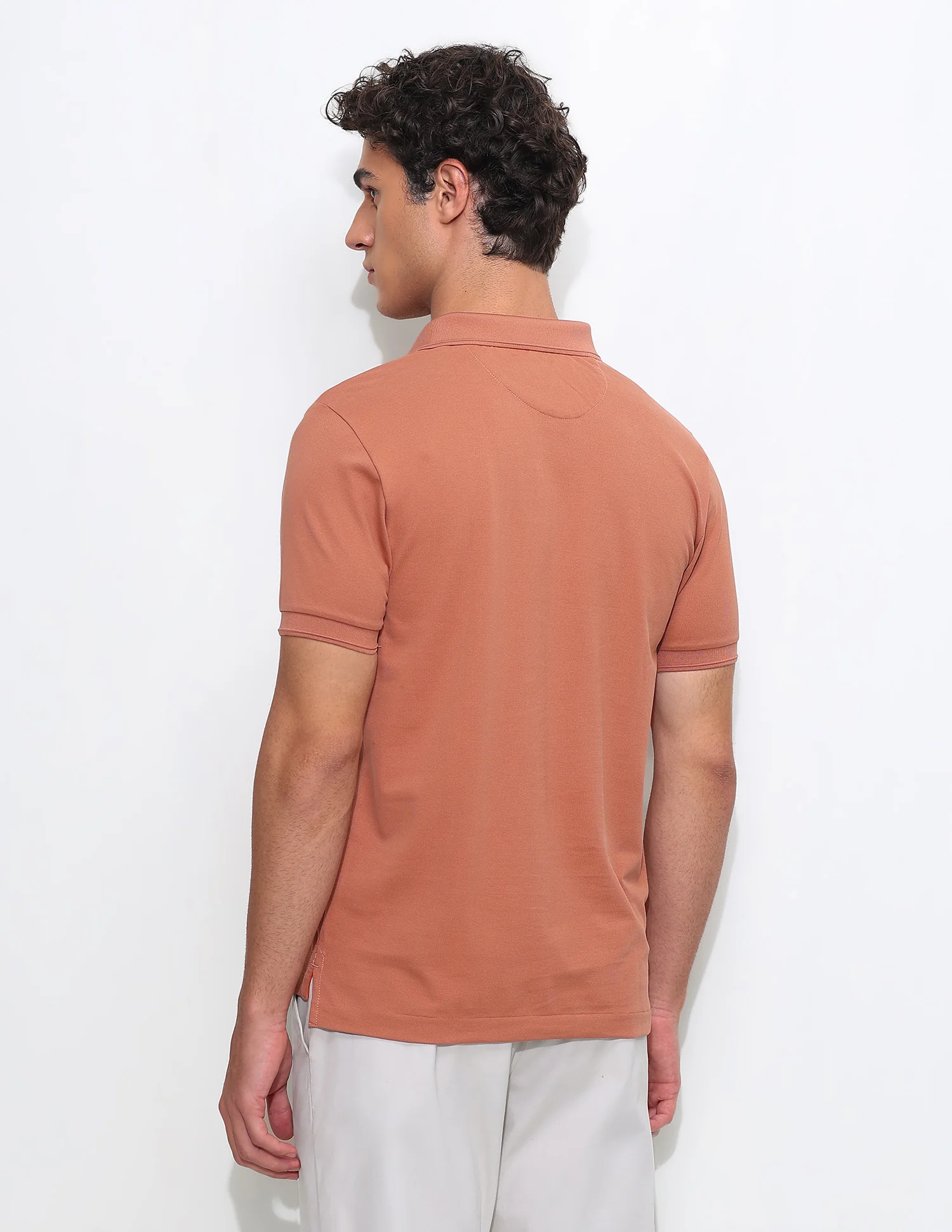 Solid Slim Fit Polo Shirt - Image 5