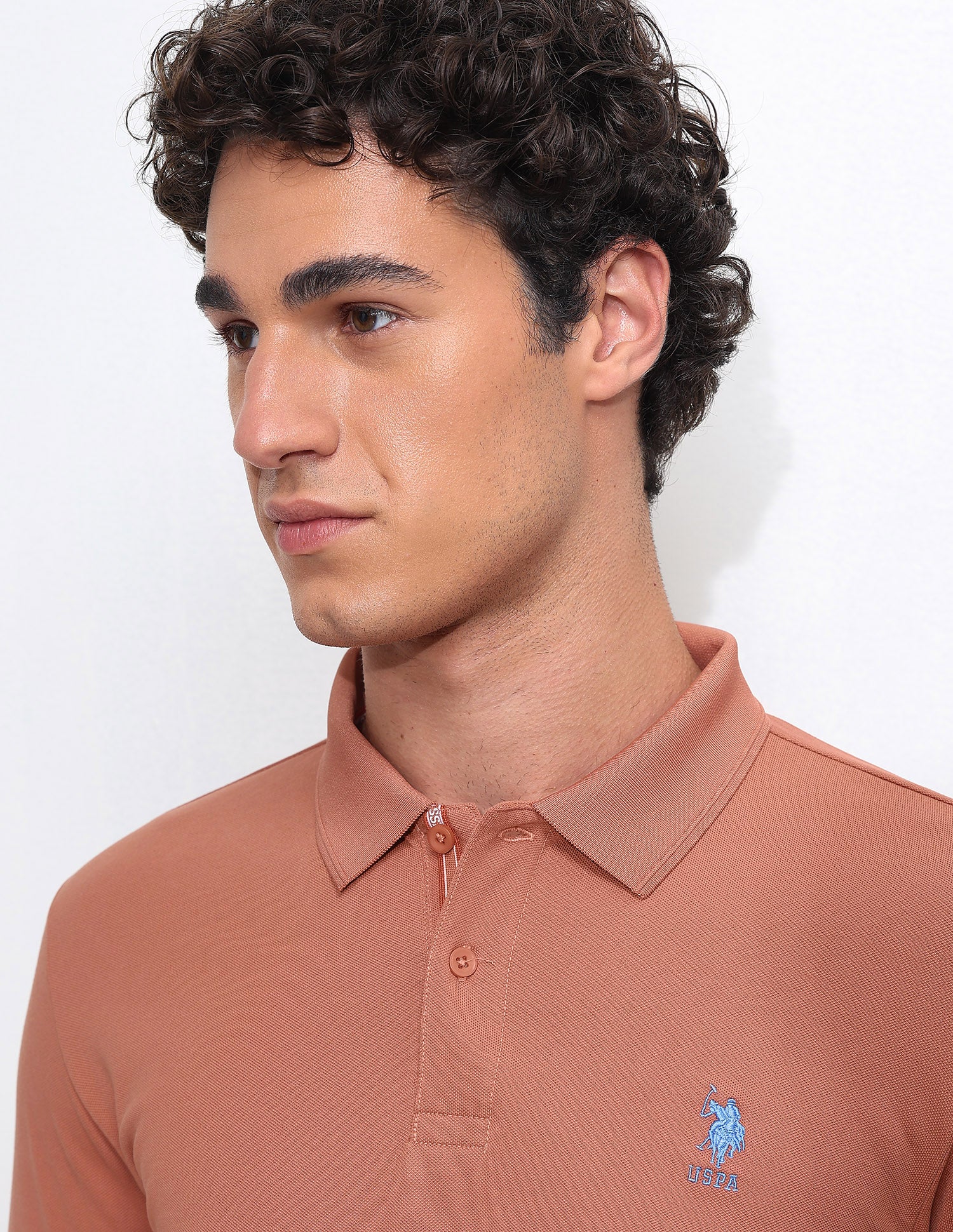 Solid Slim Fit Polo Shirt - Image 7