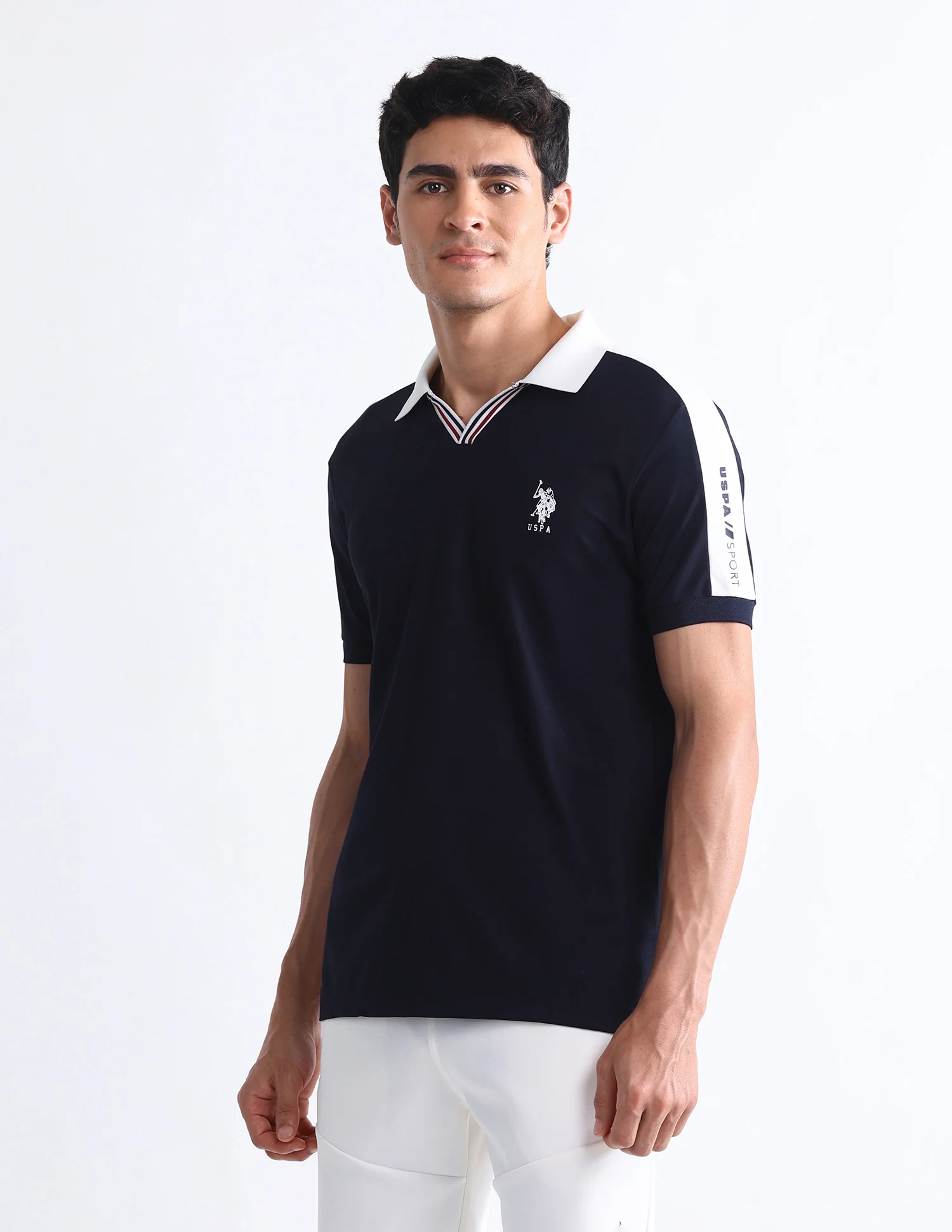 Solid Slim Fit Polo Shirt - Image 4