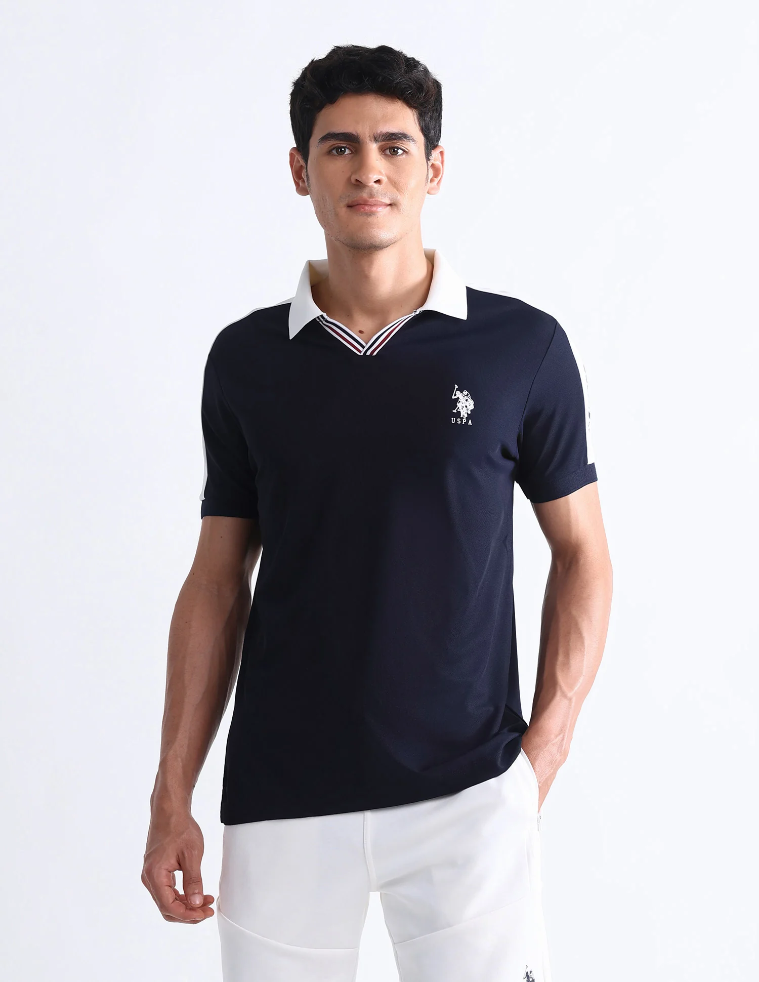 Solid Slim Fit Polo Shirt - Image 6