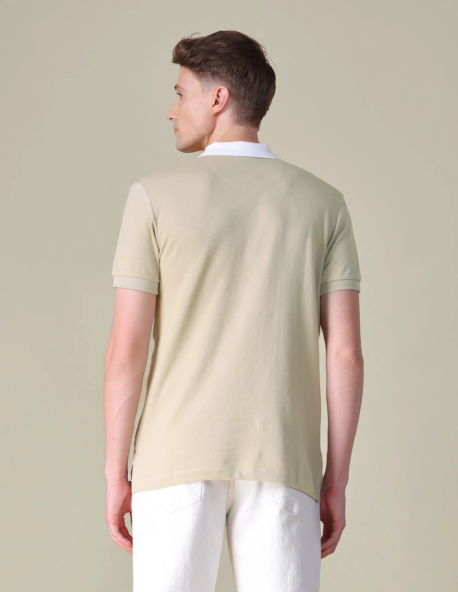 Solid Slim Fit Polo Shirt - Image 5