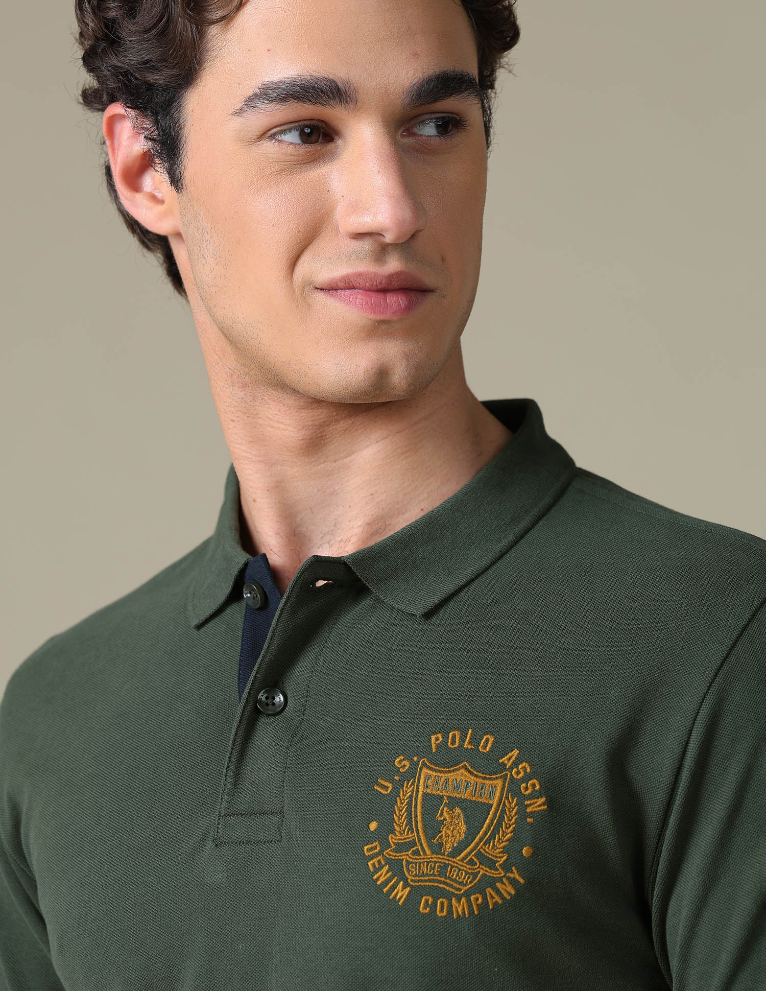 Solid Slim Fit Polo Shirt - Image 7