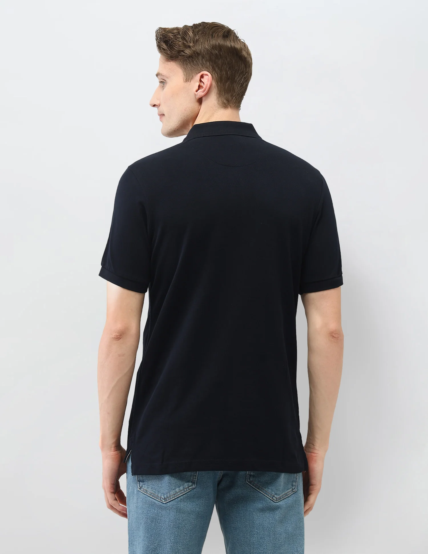 Solid Slim Fit Polo Shirt - Image 5