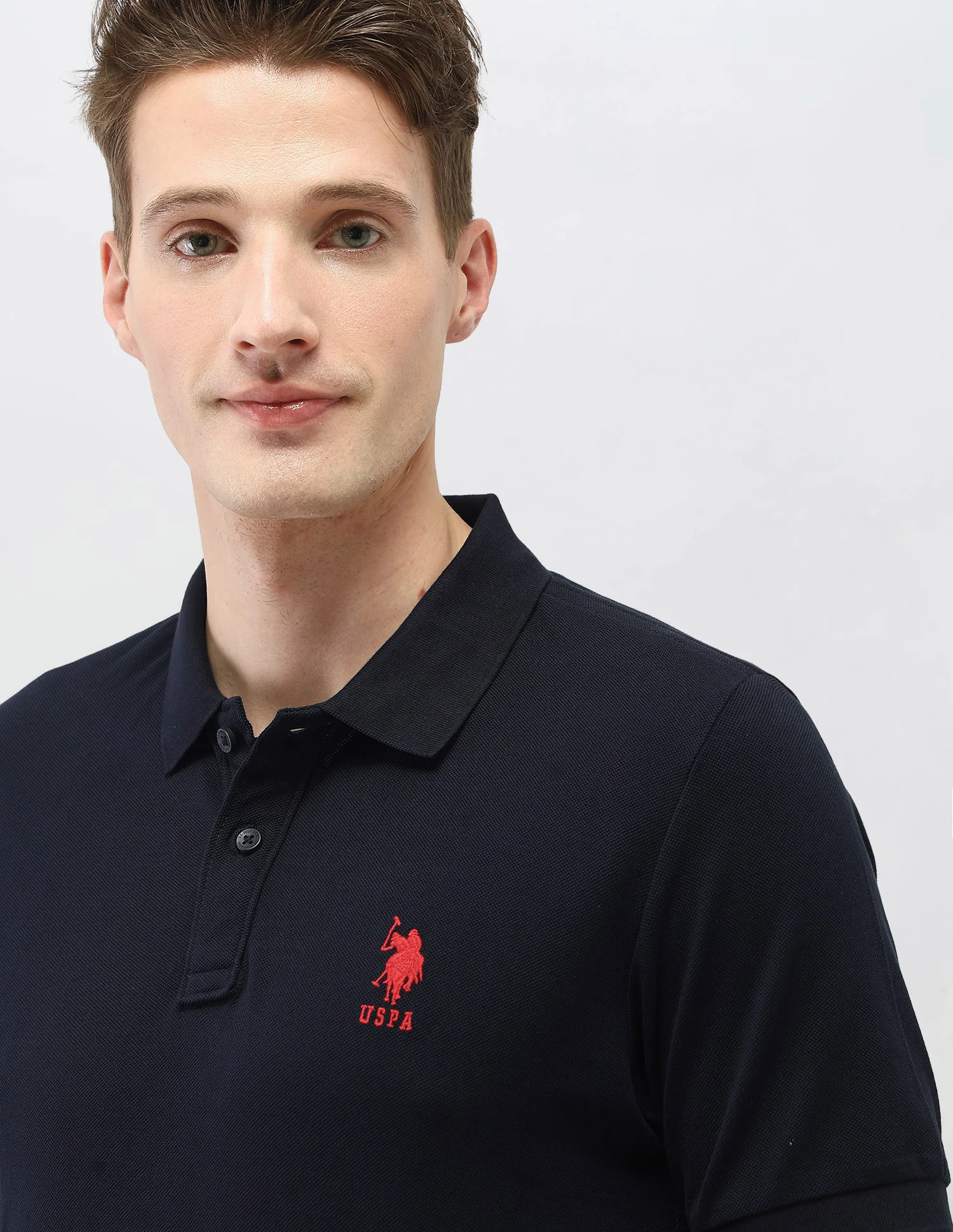 Solid Slim Fit Polo Shirt - Image 7