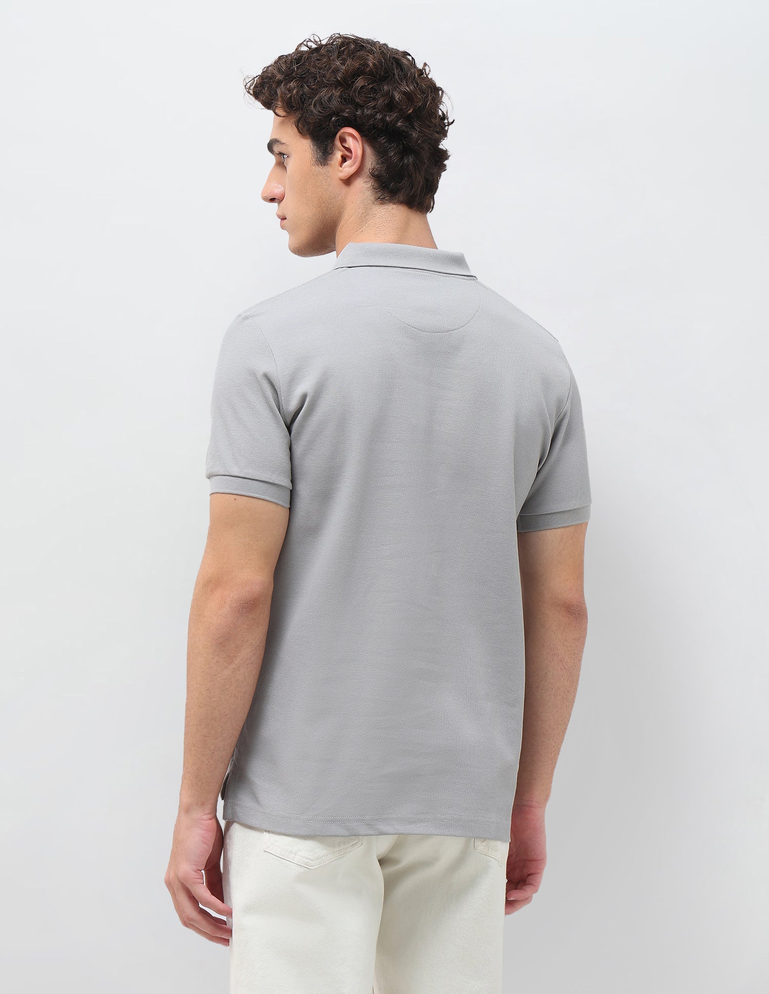 Solid Slim Fit Polo Shirt - Image 5