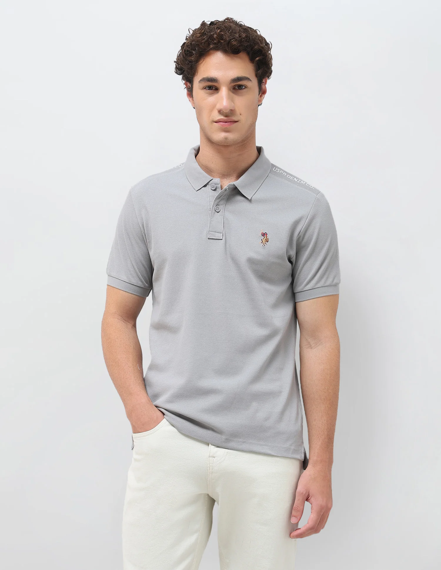 Solid Slim Fit Polo Shirt - Image 6