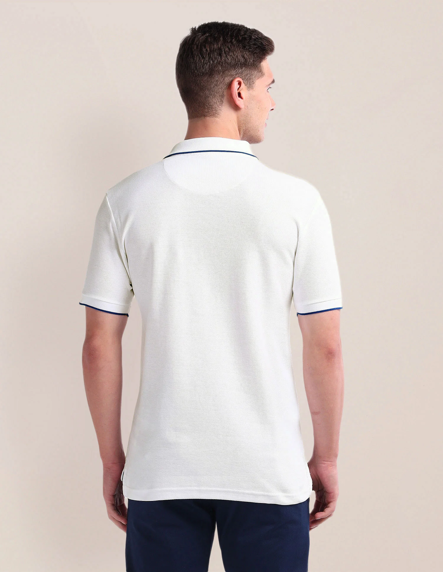 Solid Slim Fit Polo Shirt - Image 5
