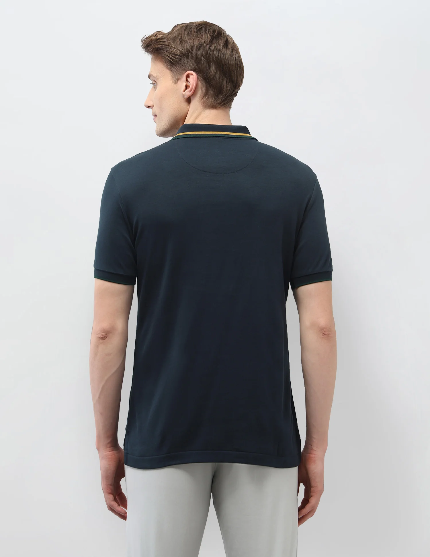 Solid Slim Fit Polo Shirt - Image 5