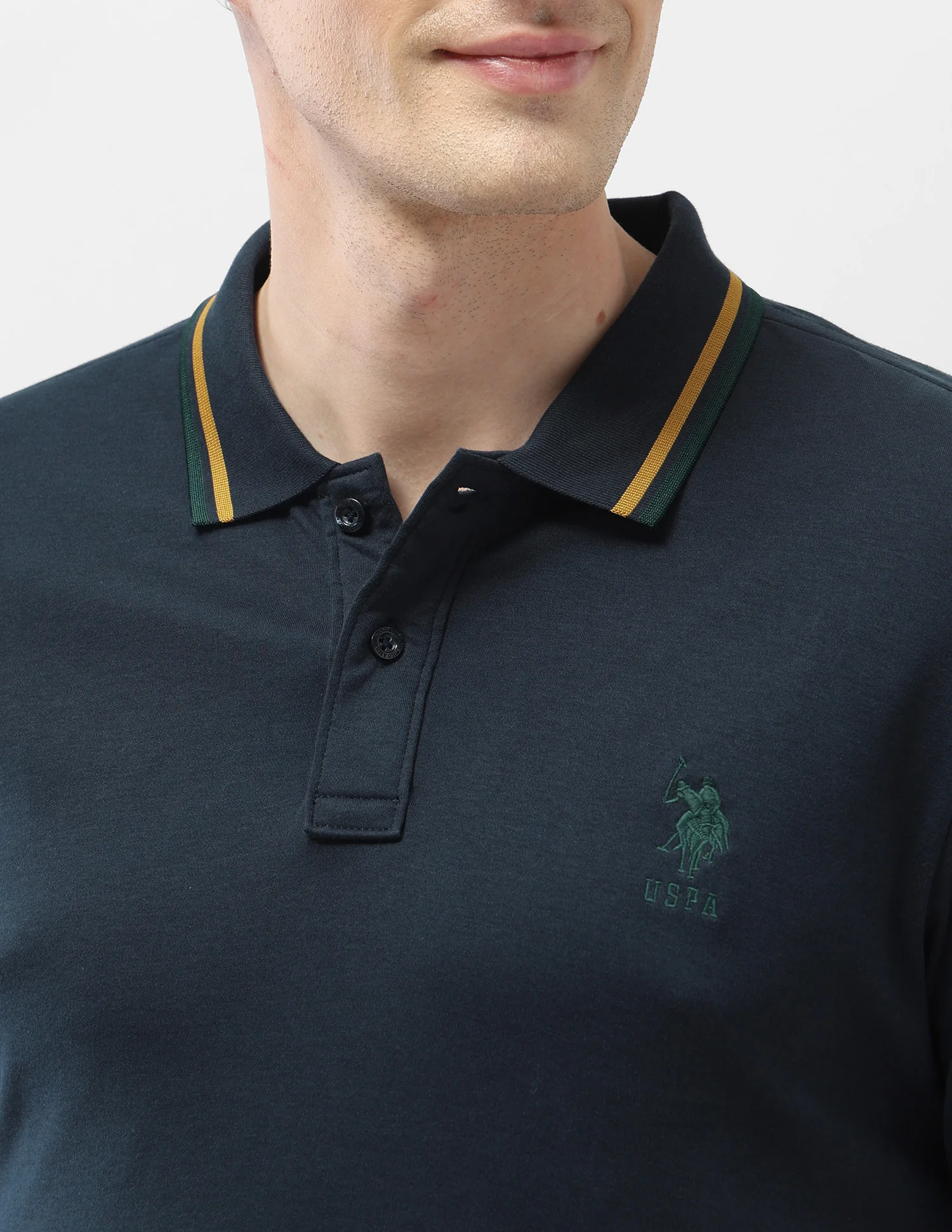 Solid Slim Fit Polo Shirt - Image 7