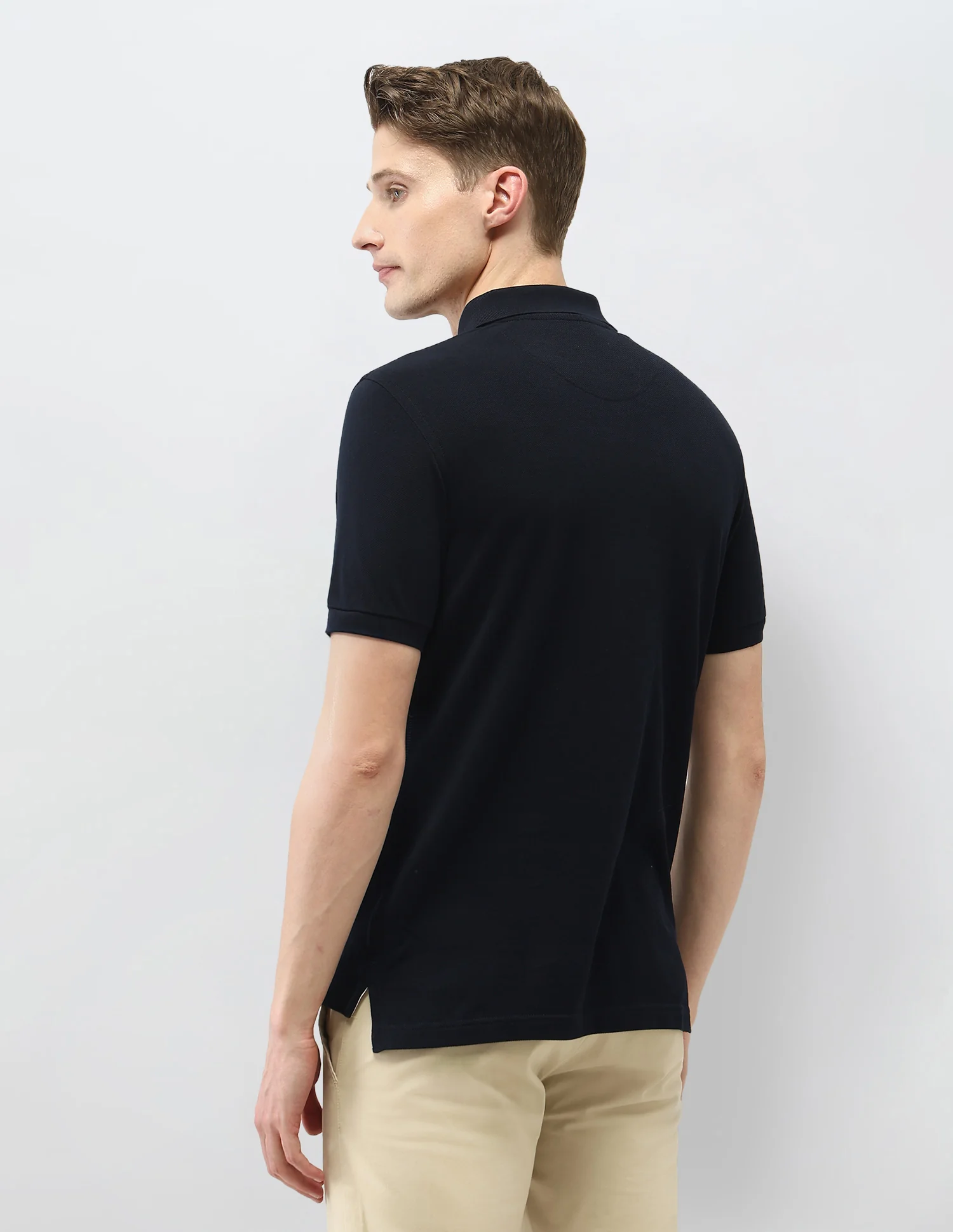 Solid Slim Fit Polo Shirt - Image 5