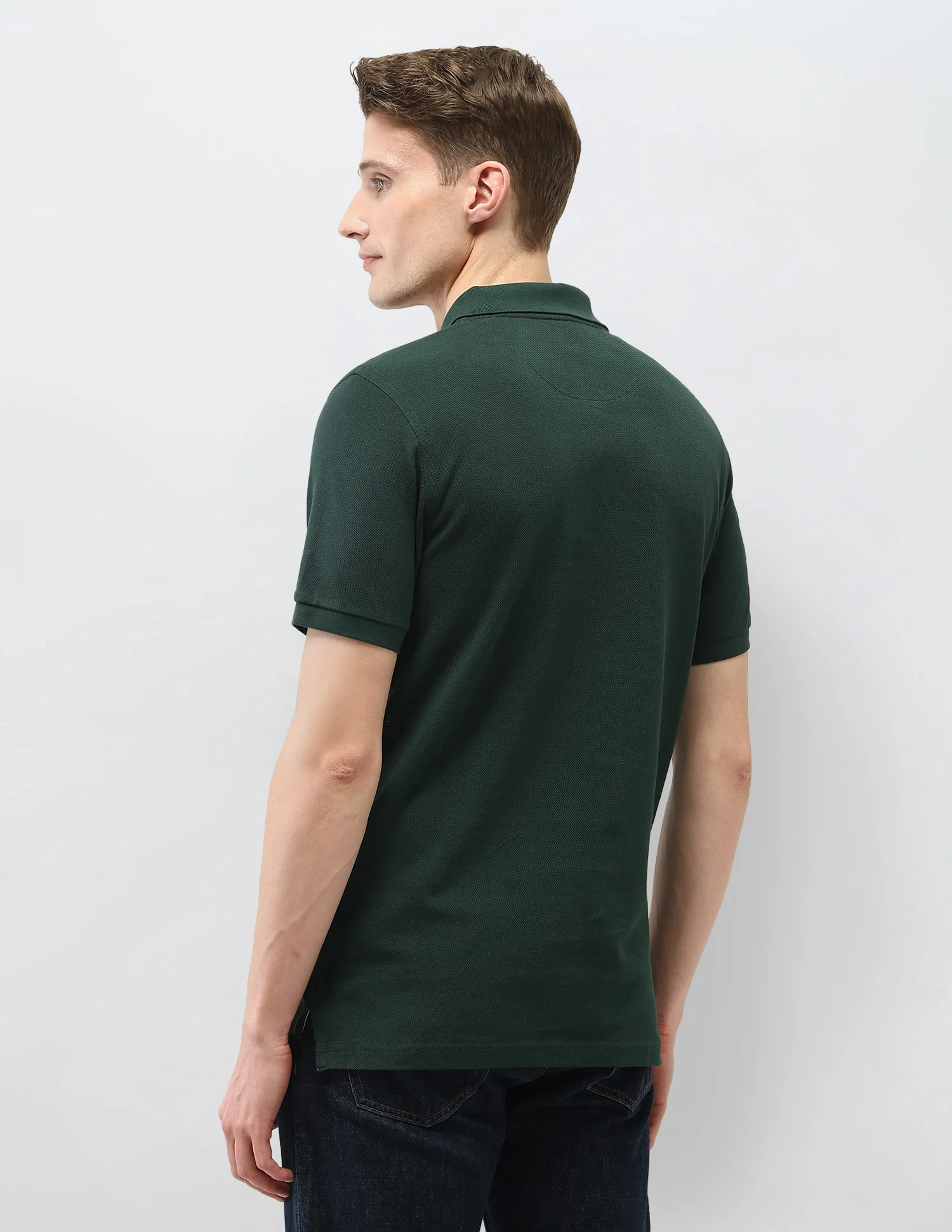 Solid Slim Fit Polo Shirt - Image 5