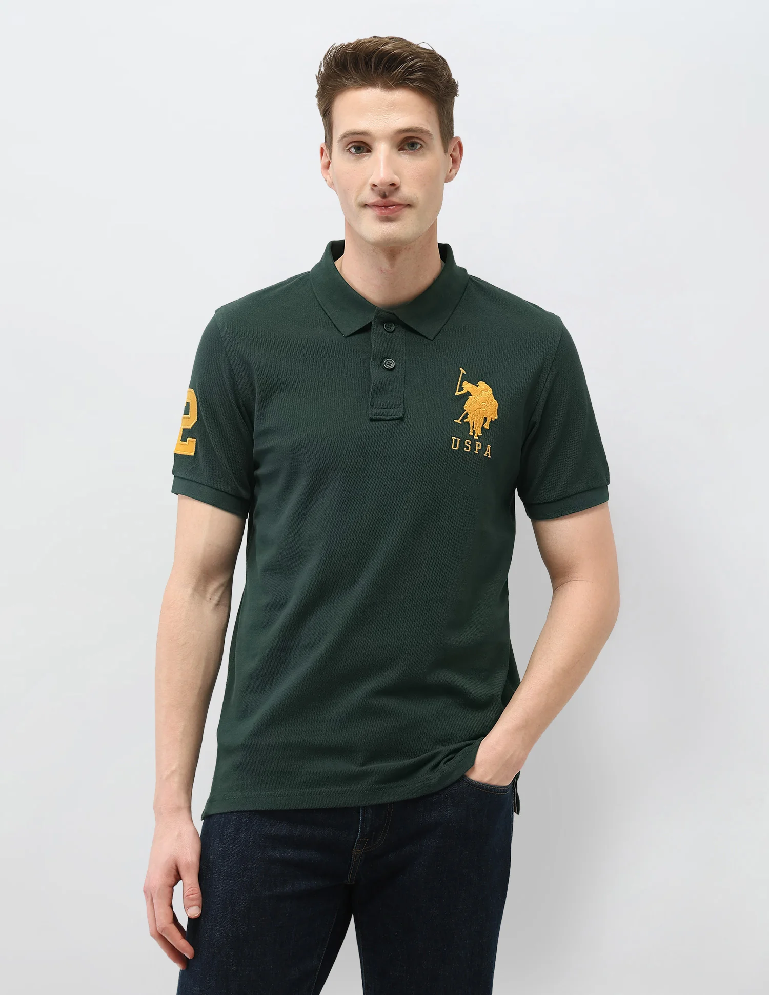 Solid Slim Fit Polo Shirt - Image 6