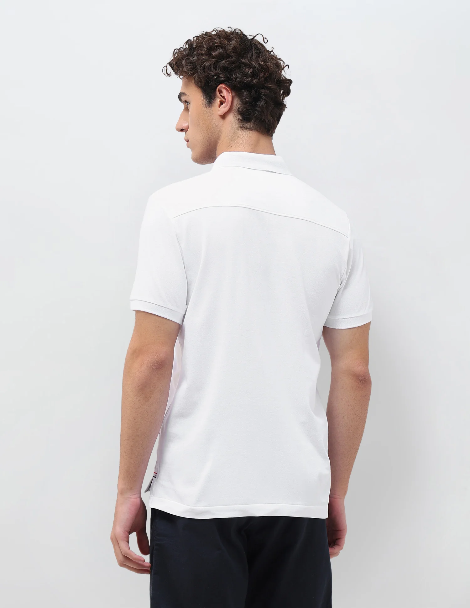 Solid Slim Fit Polo Shirt - Image 5