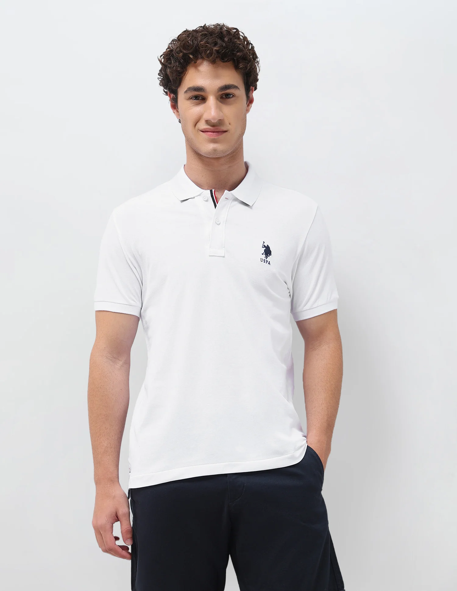 Solid Slim Fit Polo Shirt - Image 6